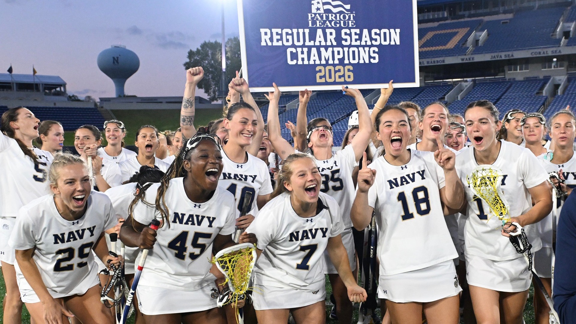 Postgame Celebration - Patriot League Regular Season Champs