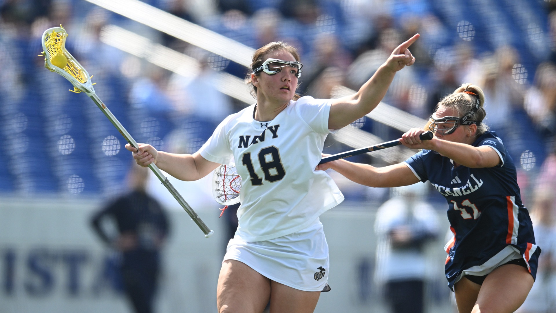 Alyssa Chung vs Bucknell in Patriot League Tournament