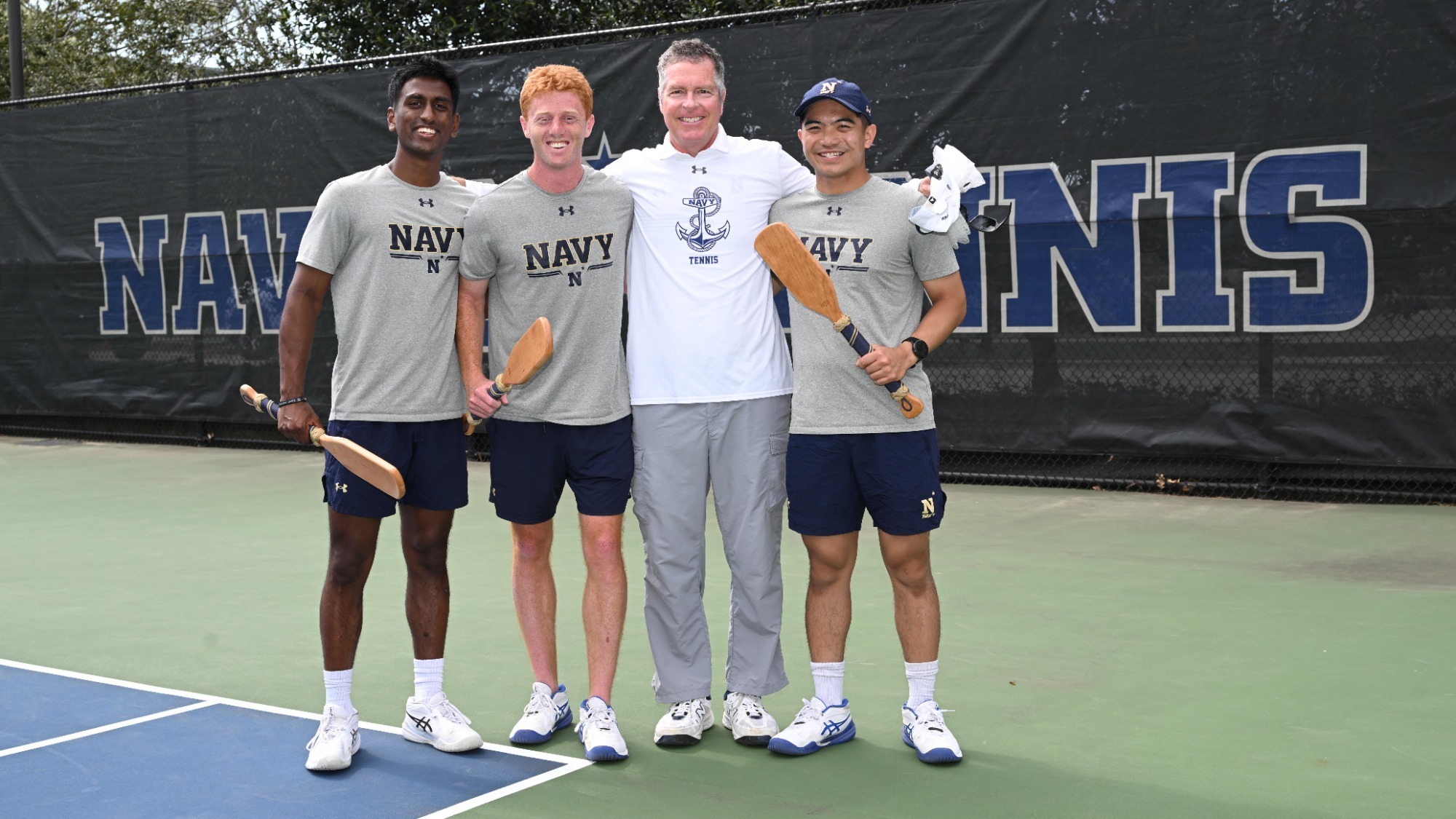 2026 Navy men's tennis senior day