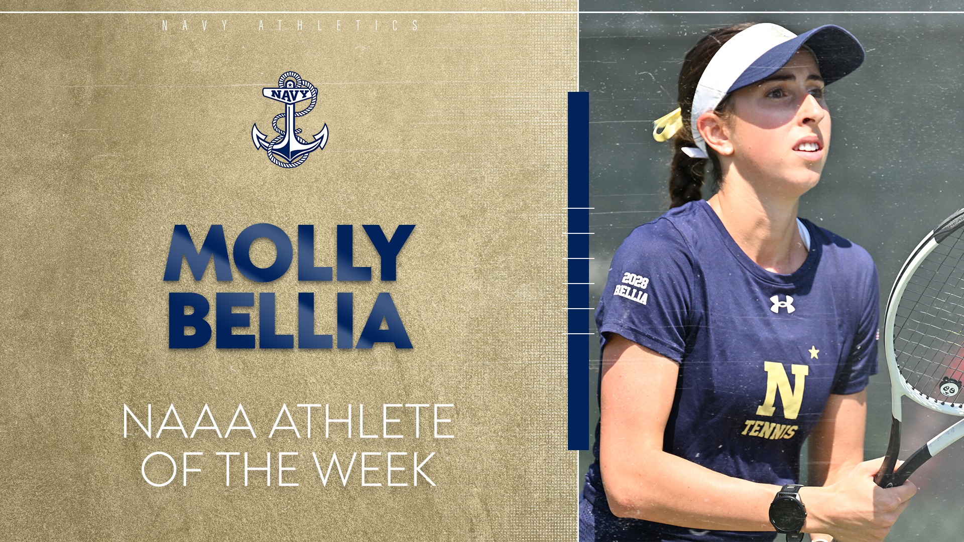 Molly Bellia was named the NAAA Athlete of the Week on April 6, 2026
