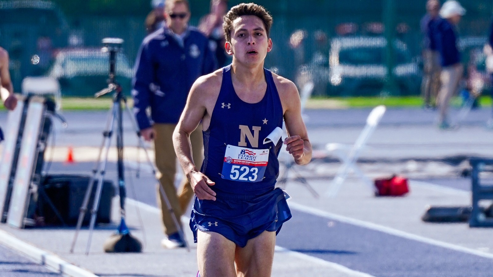 Justin Mumford running in the 10k