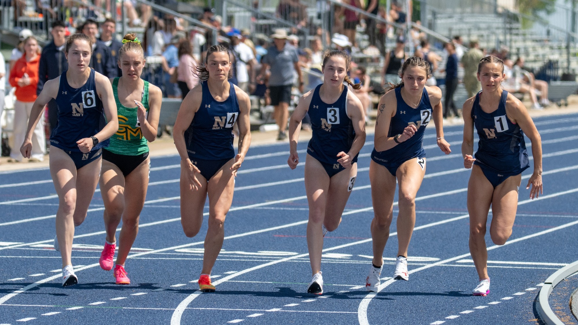 Navy Women's T&F Starting Line