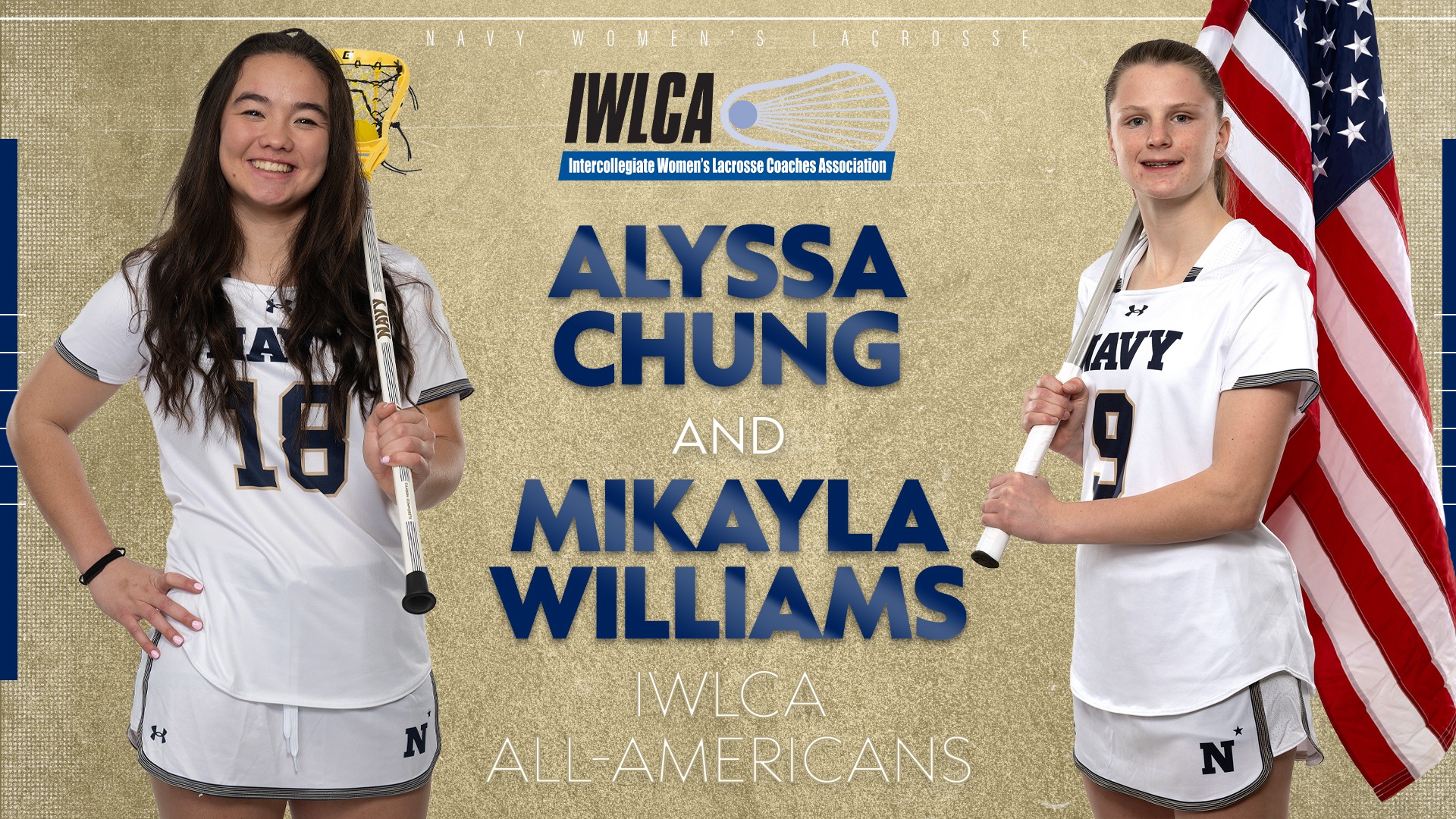 052126 IWLCA All-Americans - Alyssa Chung and Mikayla Williams