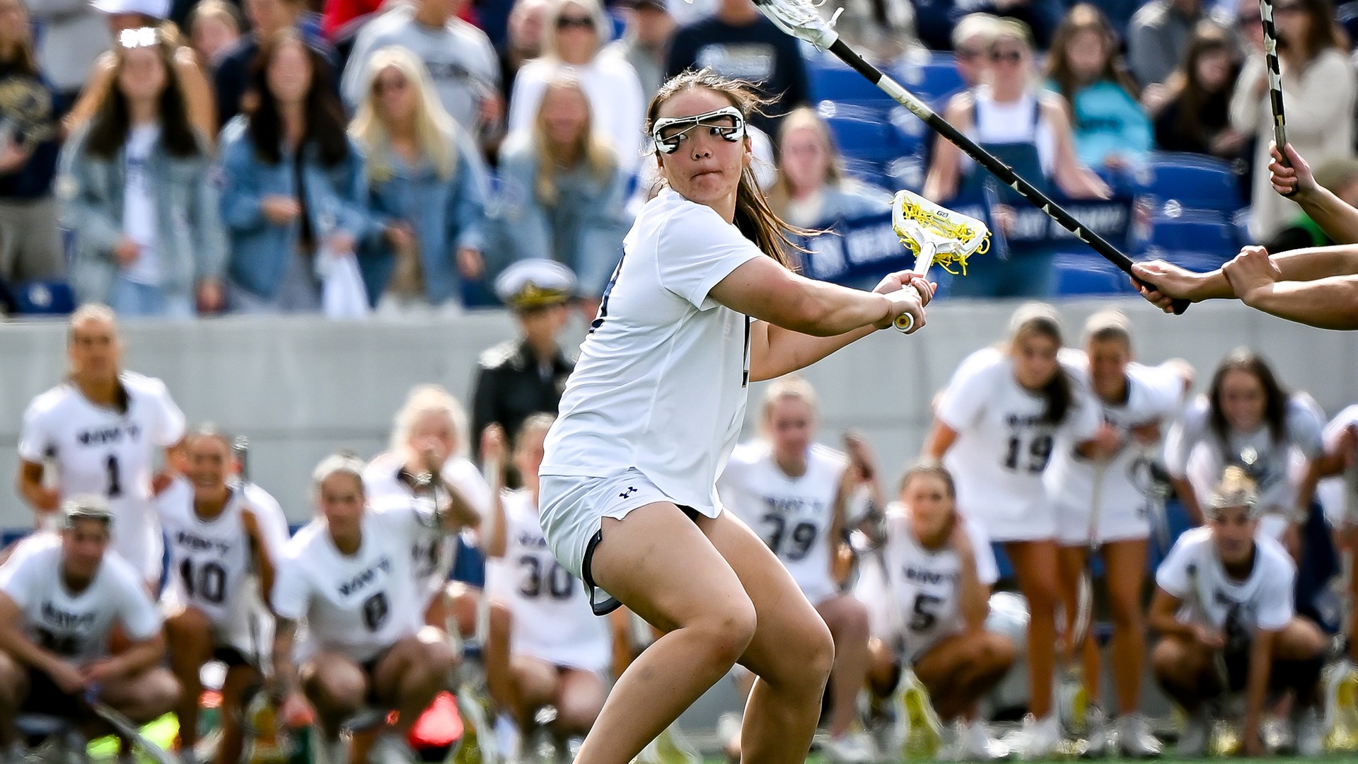 Alyssa Chung against Army in the Patriot League Championship