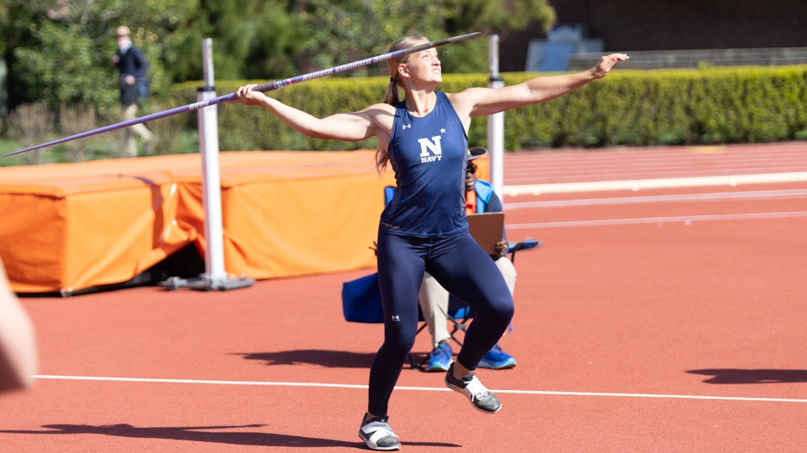 Olivia Baird Throwing the Javelin