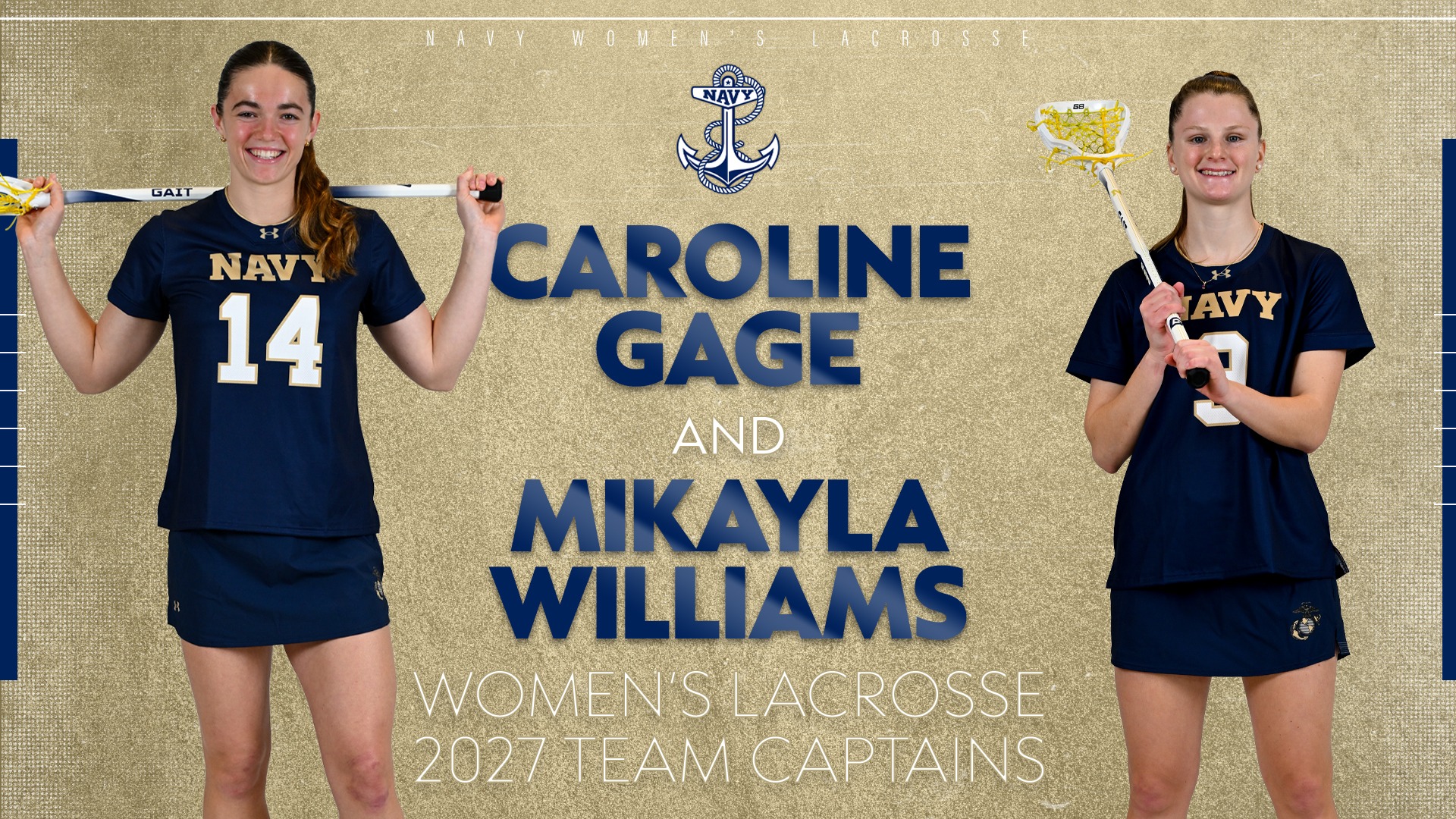 061526 Women's Lacrosse Team Captains - Gage and Williams