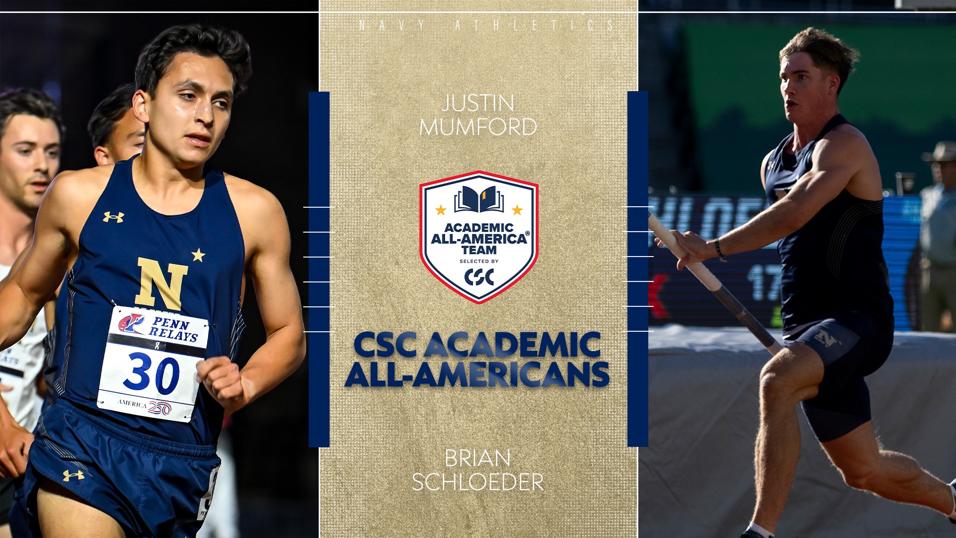 2026 CSC T&F/XC Academic All-America Graphic