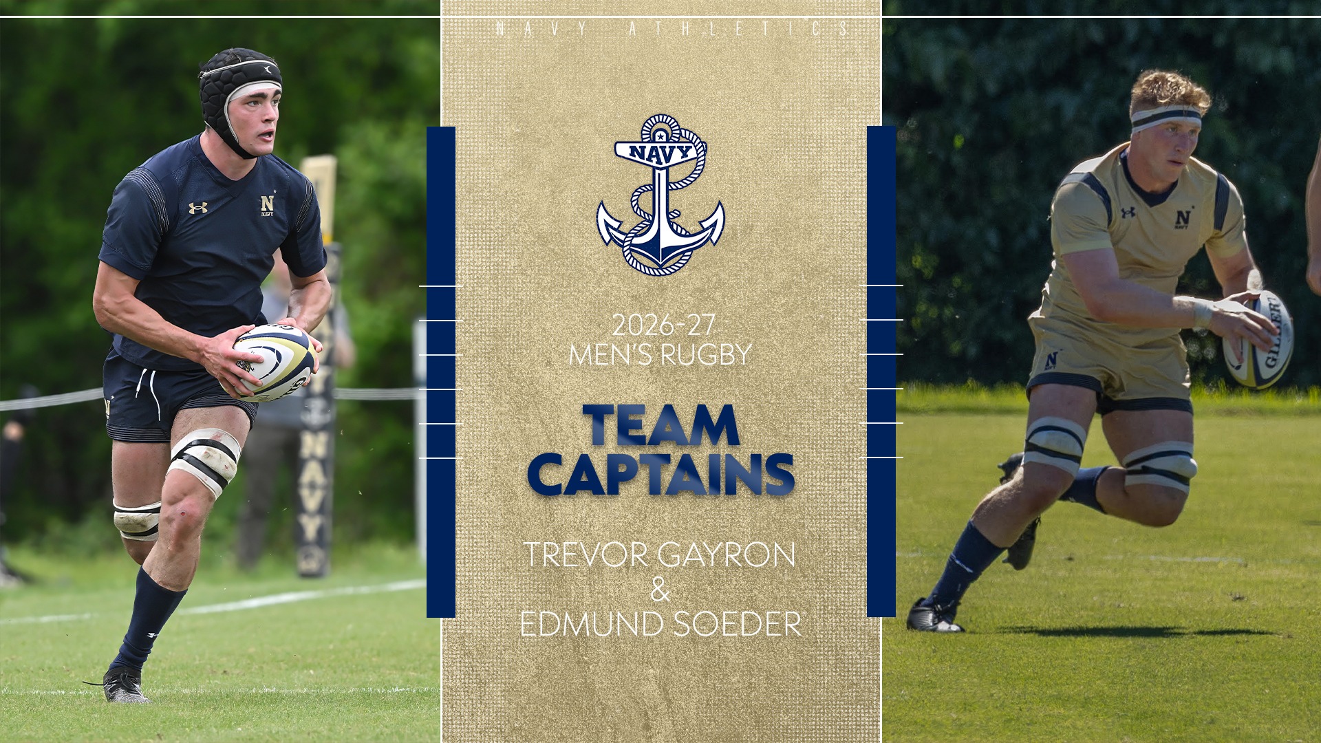 2026-27 Men's Rugby Captains Graphic
