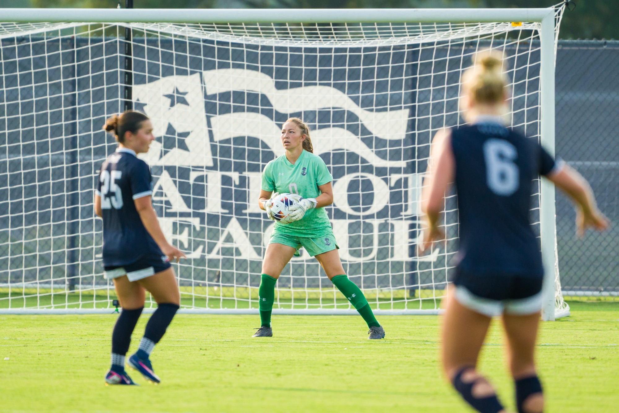 Women's Soccer vs. Robert Morris Goalie Save