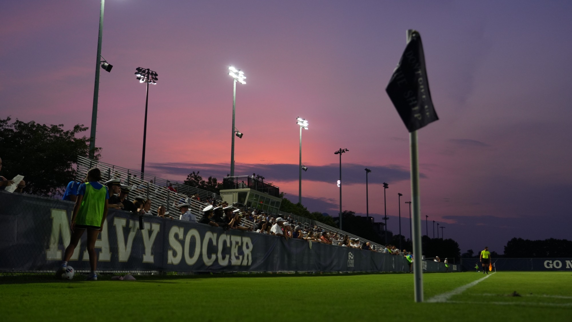 Glenn Warner Soccer Facility at sunset