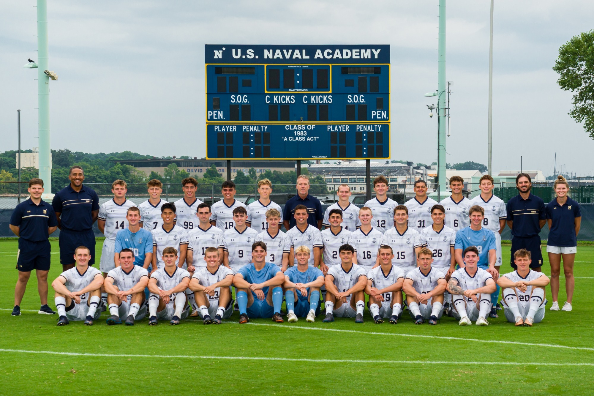 Navy Men's Soccer Team Photo