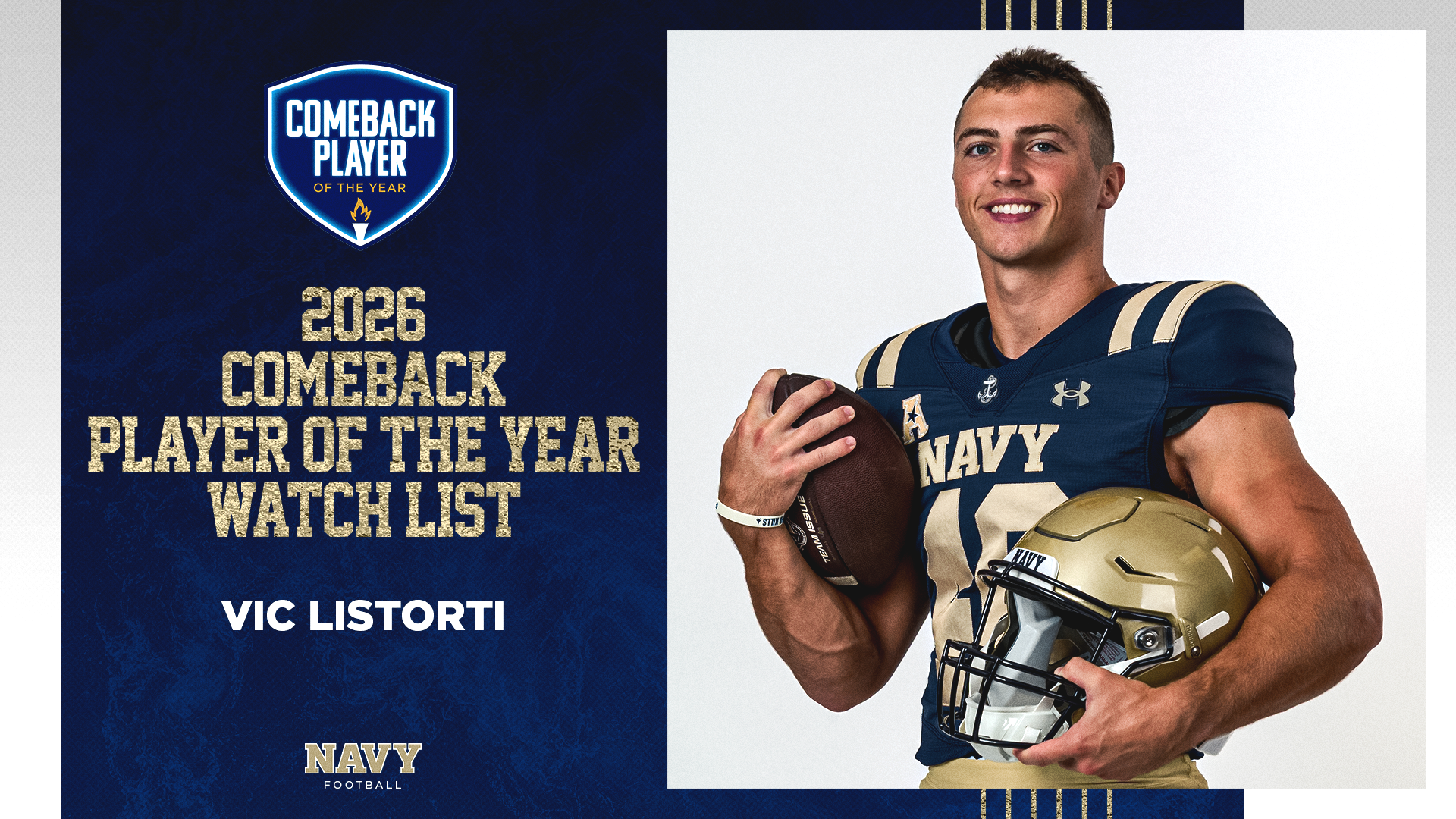 Listorti Comebacker Player of the Year Candidate Graphic