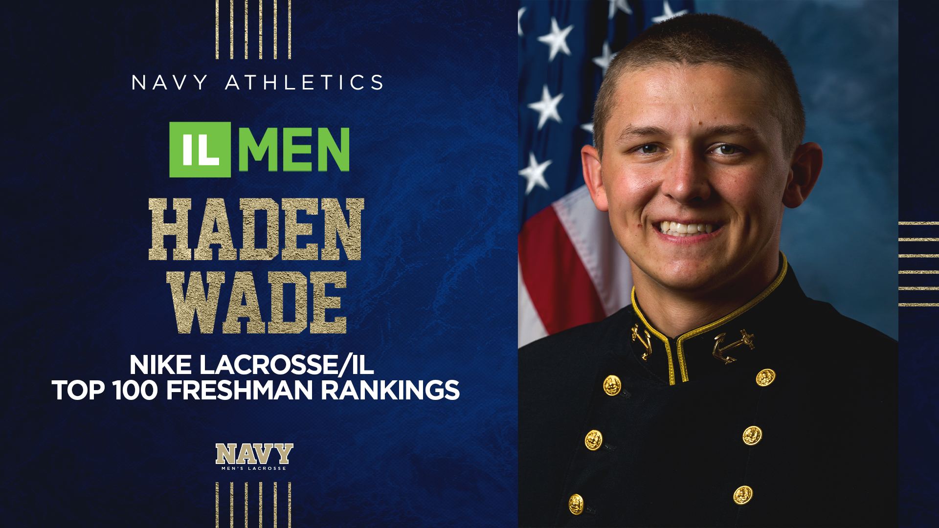 Haden Wade among Nike Lacrosse/IL Top 100 Freshman Rankings