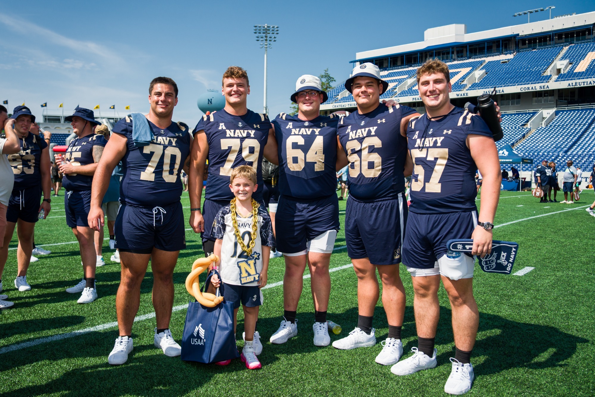 Will Hampton and friends at FanFest