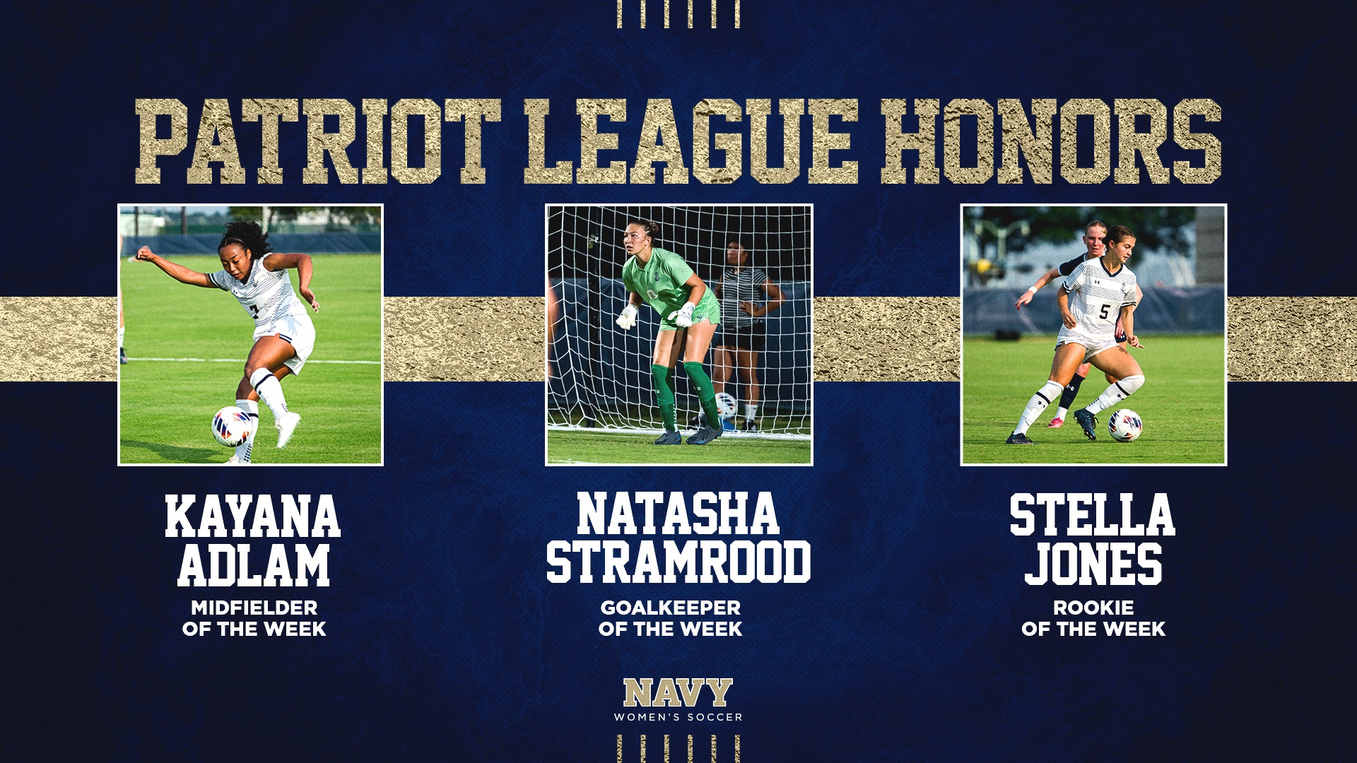 PL Awards 8/31: Adlam, Stramrood, Jones