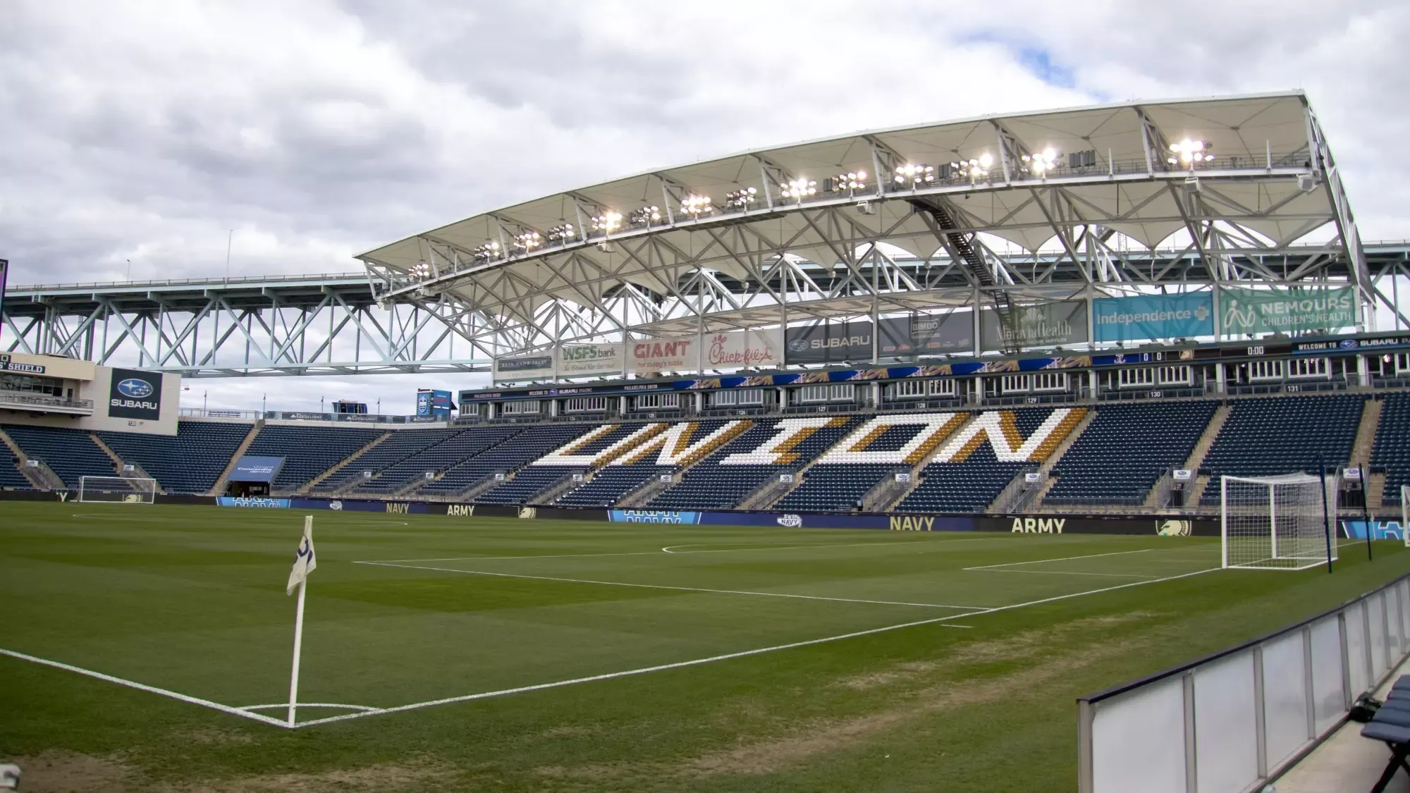 Subaru Park prior to the Army-Navy Cup soccer doubleheader on Oct. 10, 2025