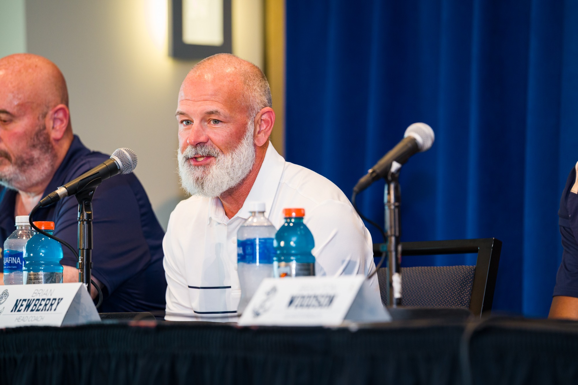 ANNAPOLIS, MD - August 08, 2026 - Photos taken during the Football Media Day and Fan Fest at Navy-Marine Corps Stadium in Annapolis, MD. (Photo by Kevin Snyder / Navy Midshipmen)