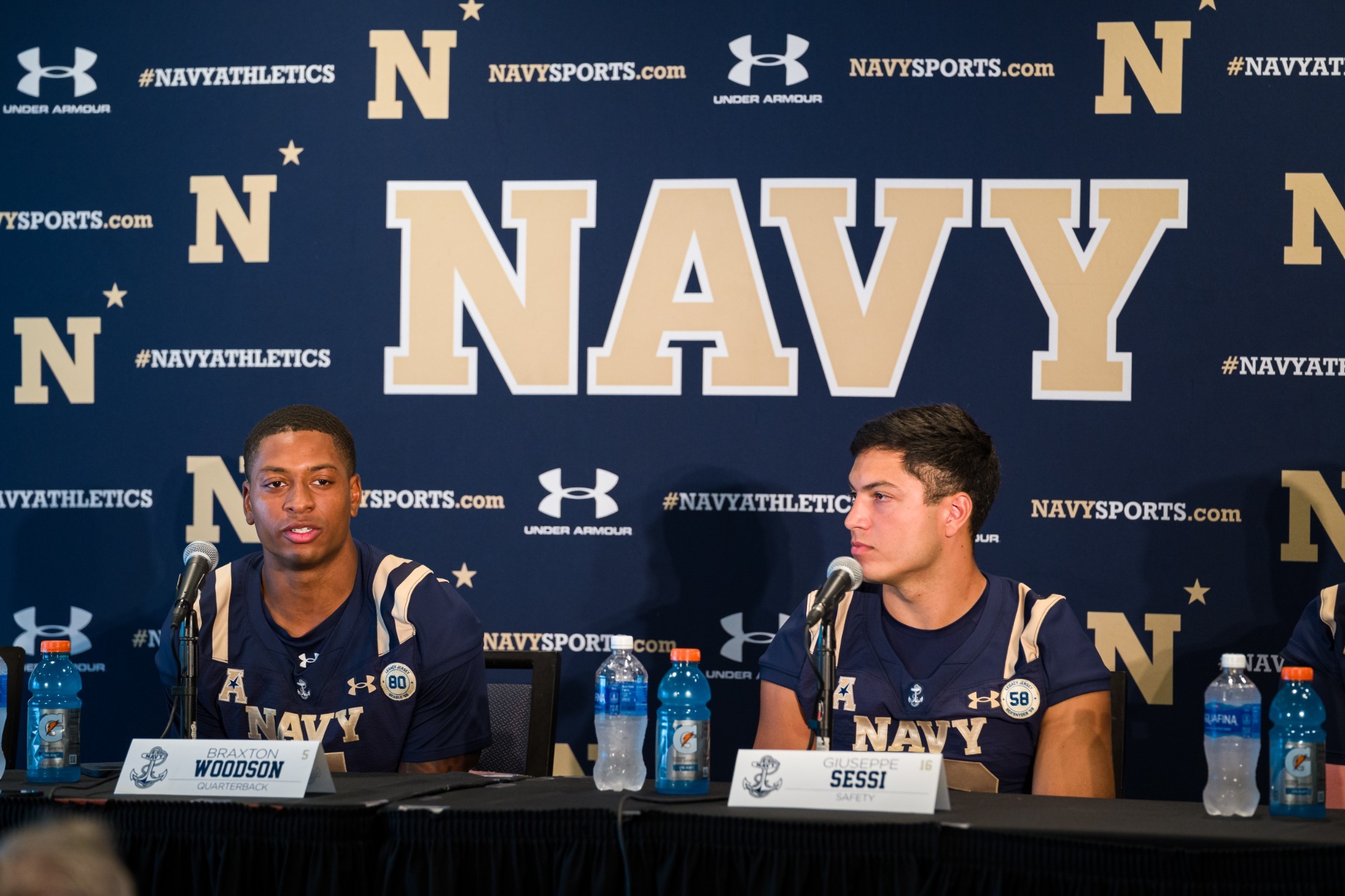 ANNAPOLIS, MD - August 08, 2026 - Photos taken during the Football Media Day and Fan Fest at Navy-Marine Corps Stadium in Annapolis, MD. (Photo by Kevin Snyder / Navy Midshipmen)