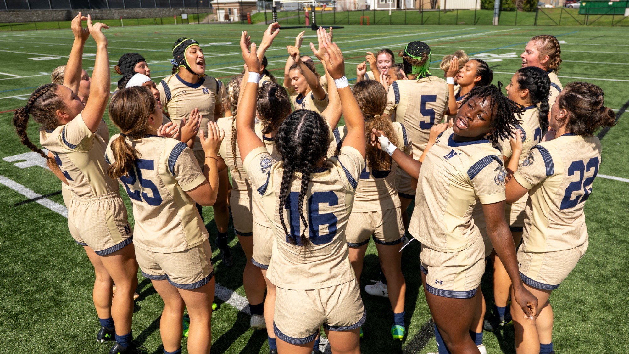 Women's Rugby Huddle