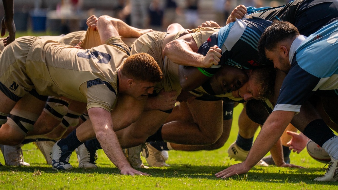 Men's Rugby Scrum 