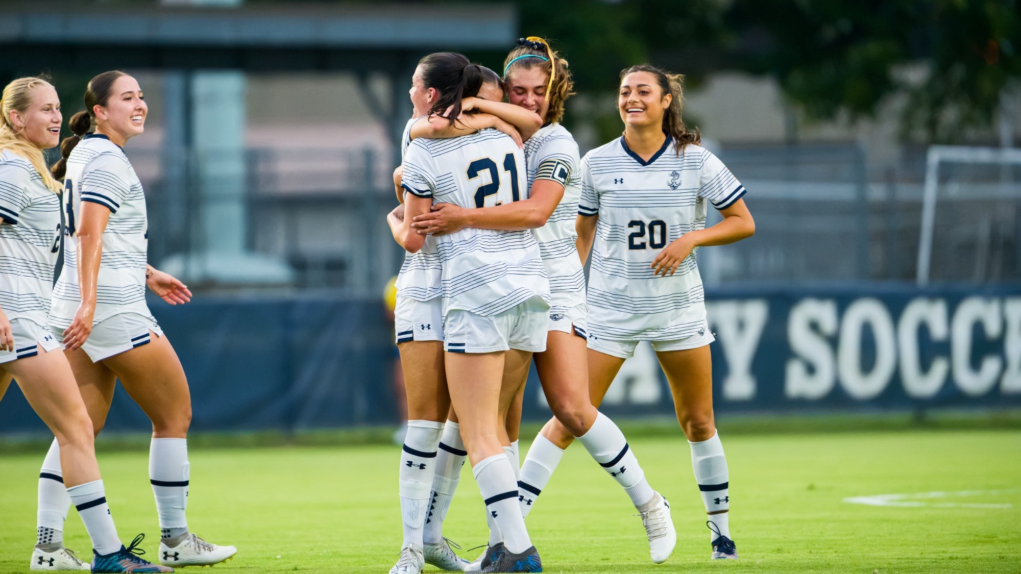 Stella Jones' goal celebration