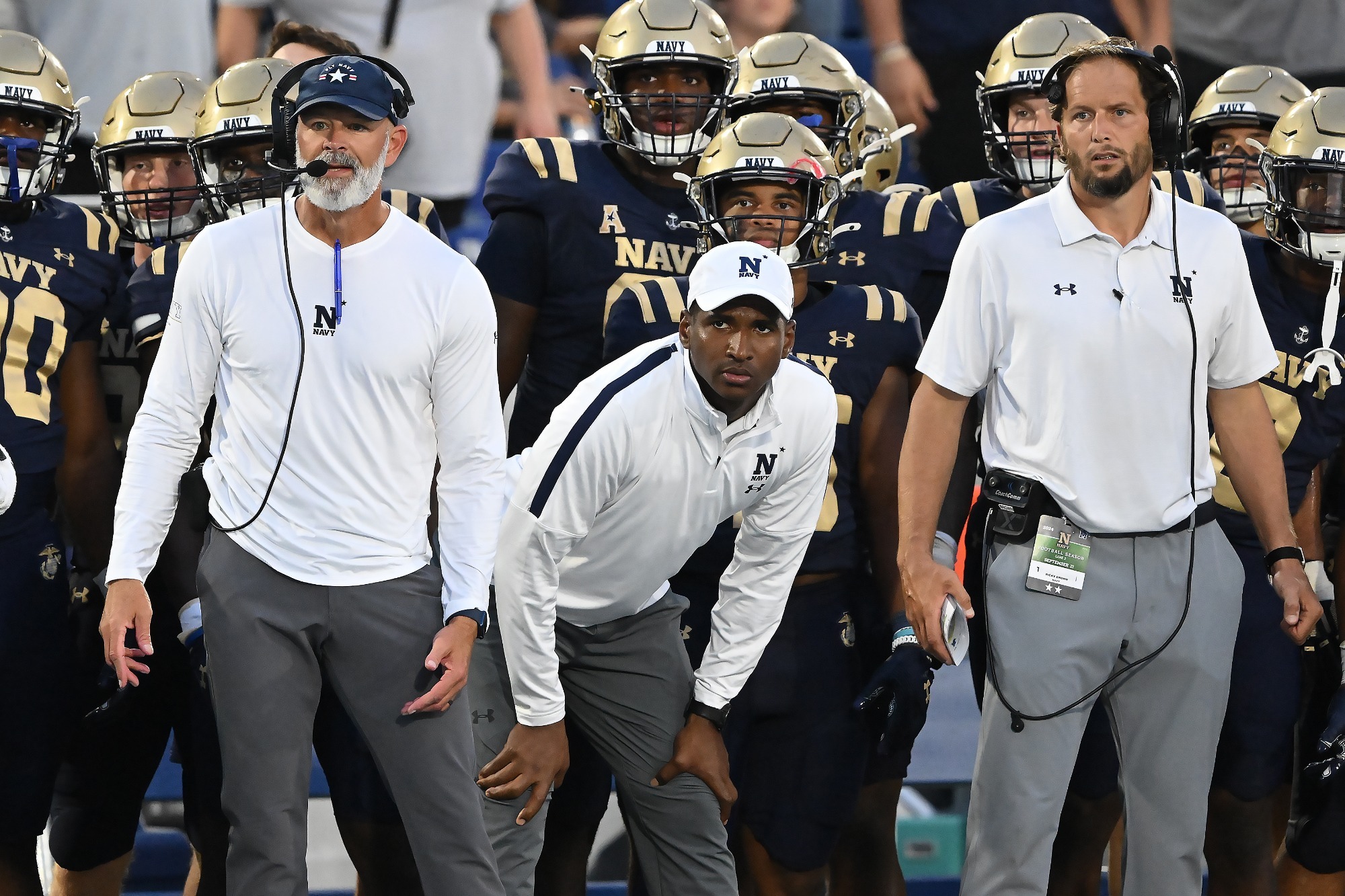 Navy Head Football Coach Brian Newberry