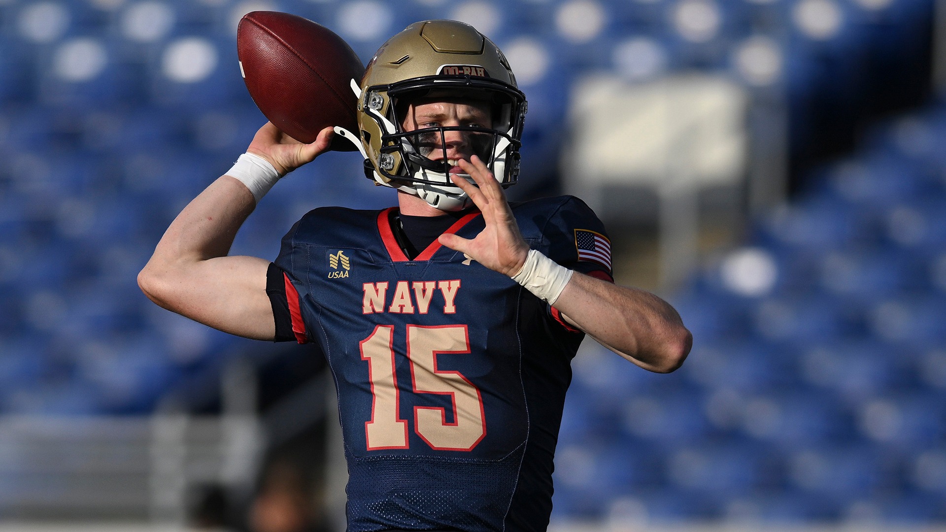 ANNAPOLIS, MD - September 25, 2026 - Photos taken during the game between the Navy Midshipmen and the Army Black Knights at Navy-Marine Corps Memorial Stadium in Annapolis, MD. (Photos by Tommy Gilligan for Navy Athletics)