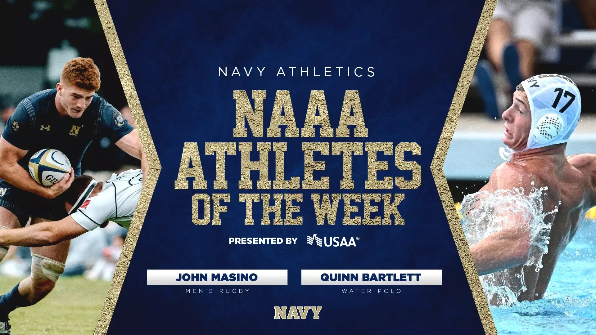 092826 NAAA Athlete of the Week - Masino and Bartlett