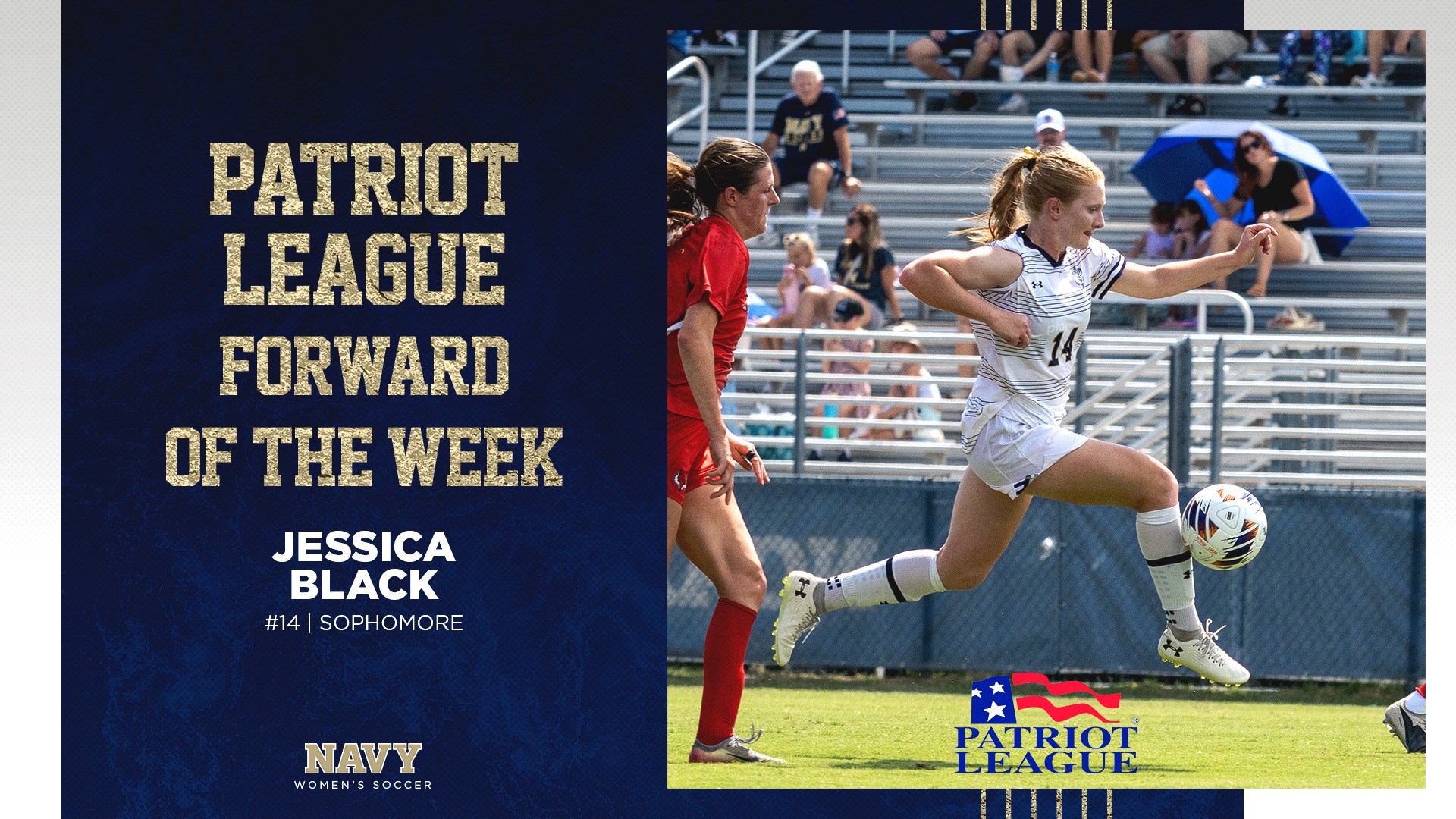 Jessica Black: Patriot League Forward of the Week