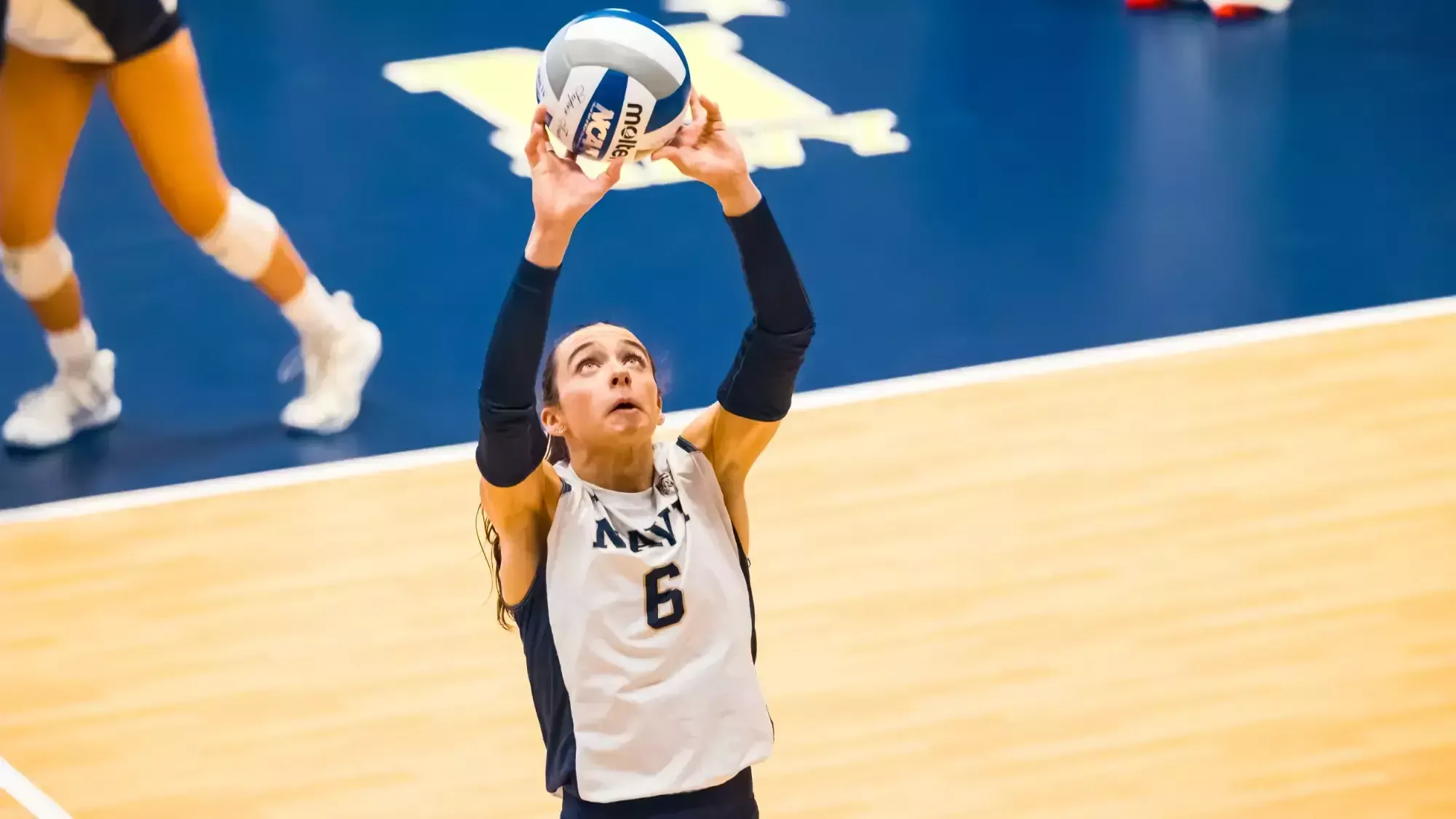 ANNAPOLIS, MD - September 04, 2026 - Photos taken during the Match between the Navy Midshipmen and the Coppin State Eagles at Wesley A. Brown Field House in Annapolis, MD. (Photos by Kevin Snyder / Navy Midshipmen)