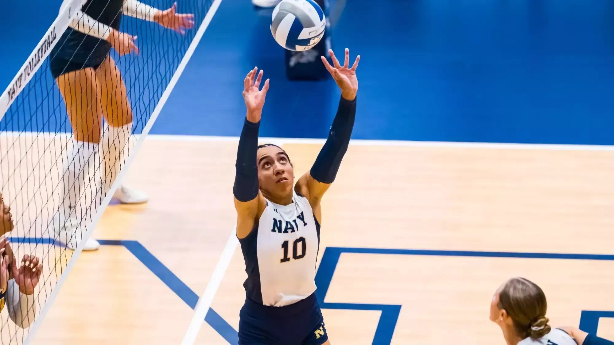 ANNAPOLIS, MD - September 04, 2026 - Photos taken during the Match between the Navy Midshipmen and the Coppin State Eagles at Wesley A. Brown Field House in Annapolis, MD. (Photos by Kevin Snyder / Navy Midshipmen)