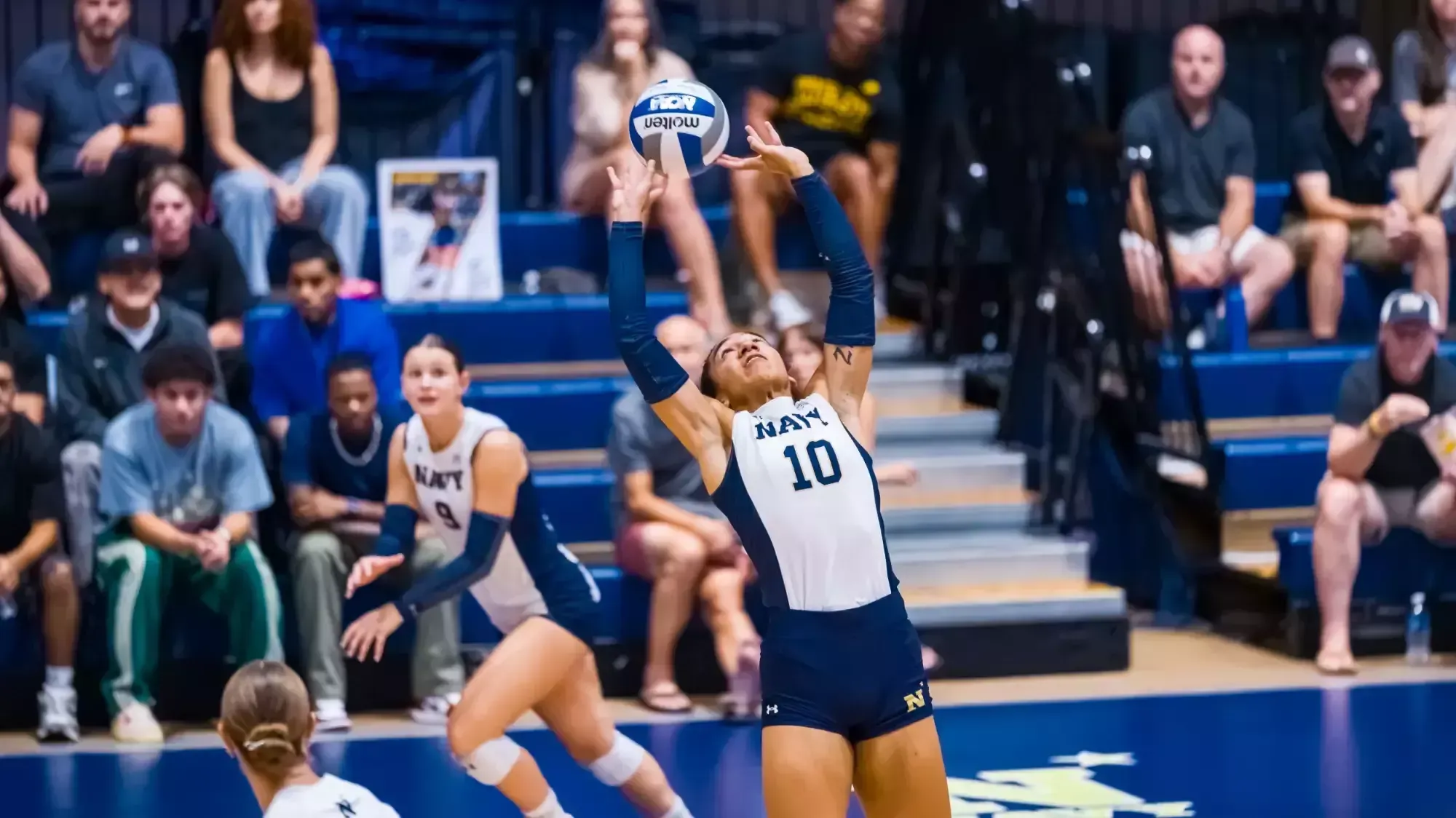 ANNAPOLIS, MD - September 04, 2026 - Photos taken during the Match between the Navy Midshipmen and the Coppin State Eagles at Wesley A. Brown Field House in Annapolis, MD. (Photos by Kevin Snyder / Navy Midshipmen)