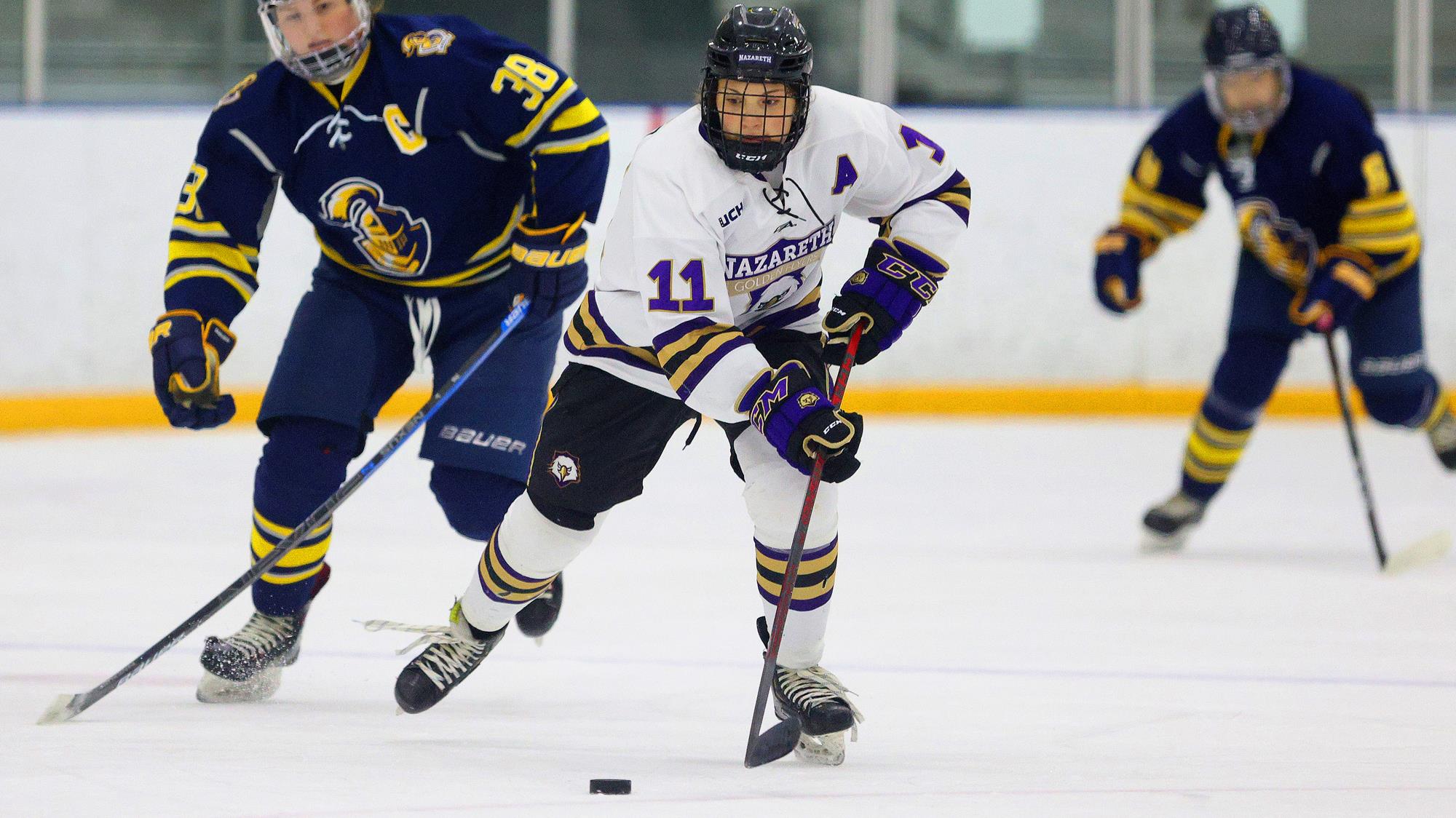 Elmira hands Nazareth first loss in women's hockey, 21 Nazareth