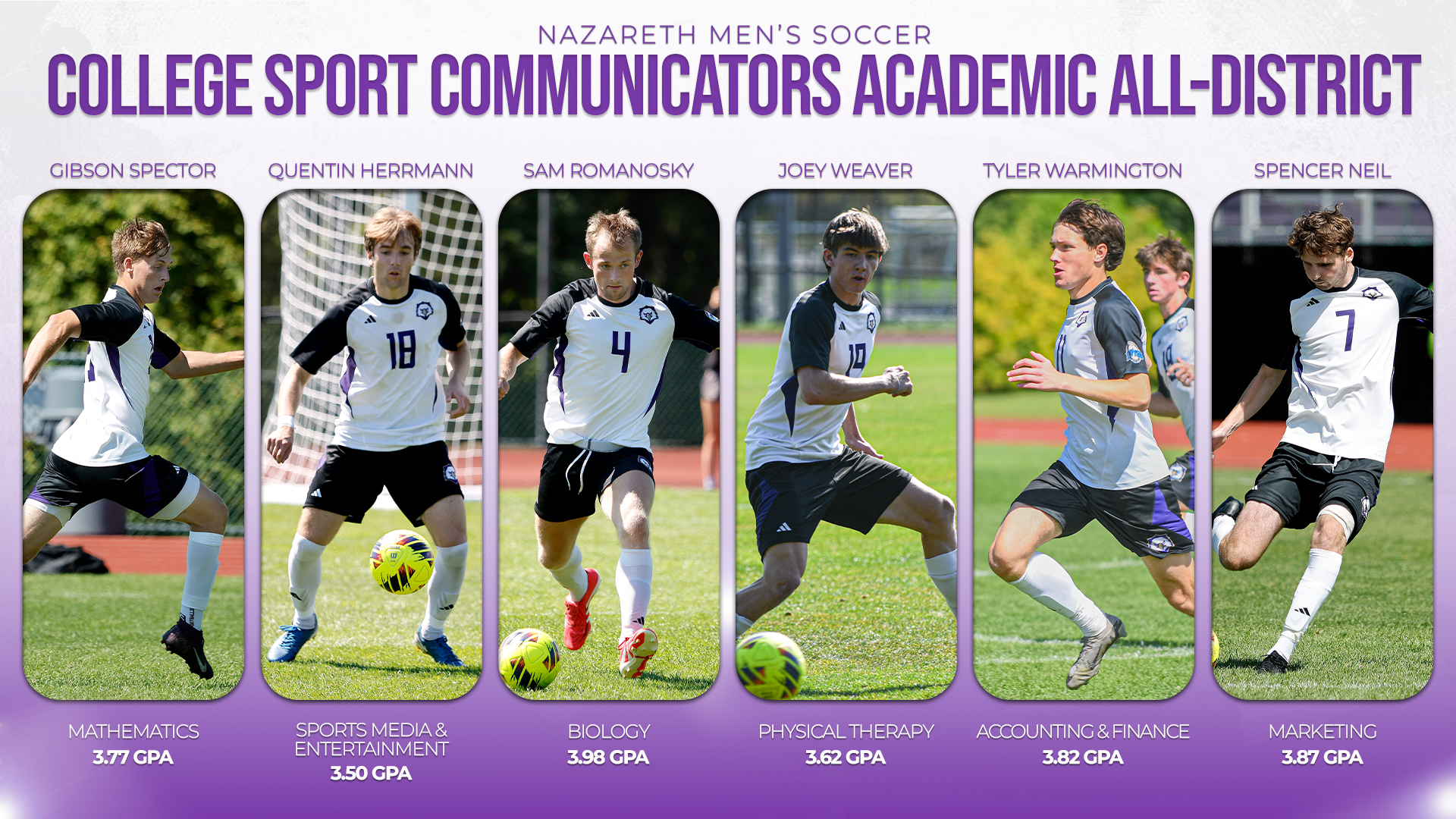 2025 Men's Soccer CSC Honorees 