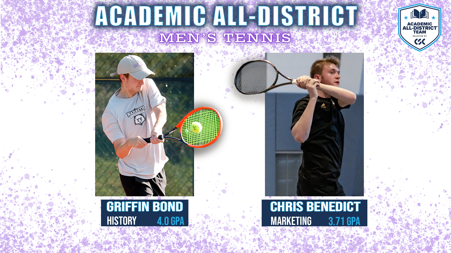 Men's Tennis all-academic
