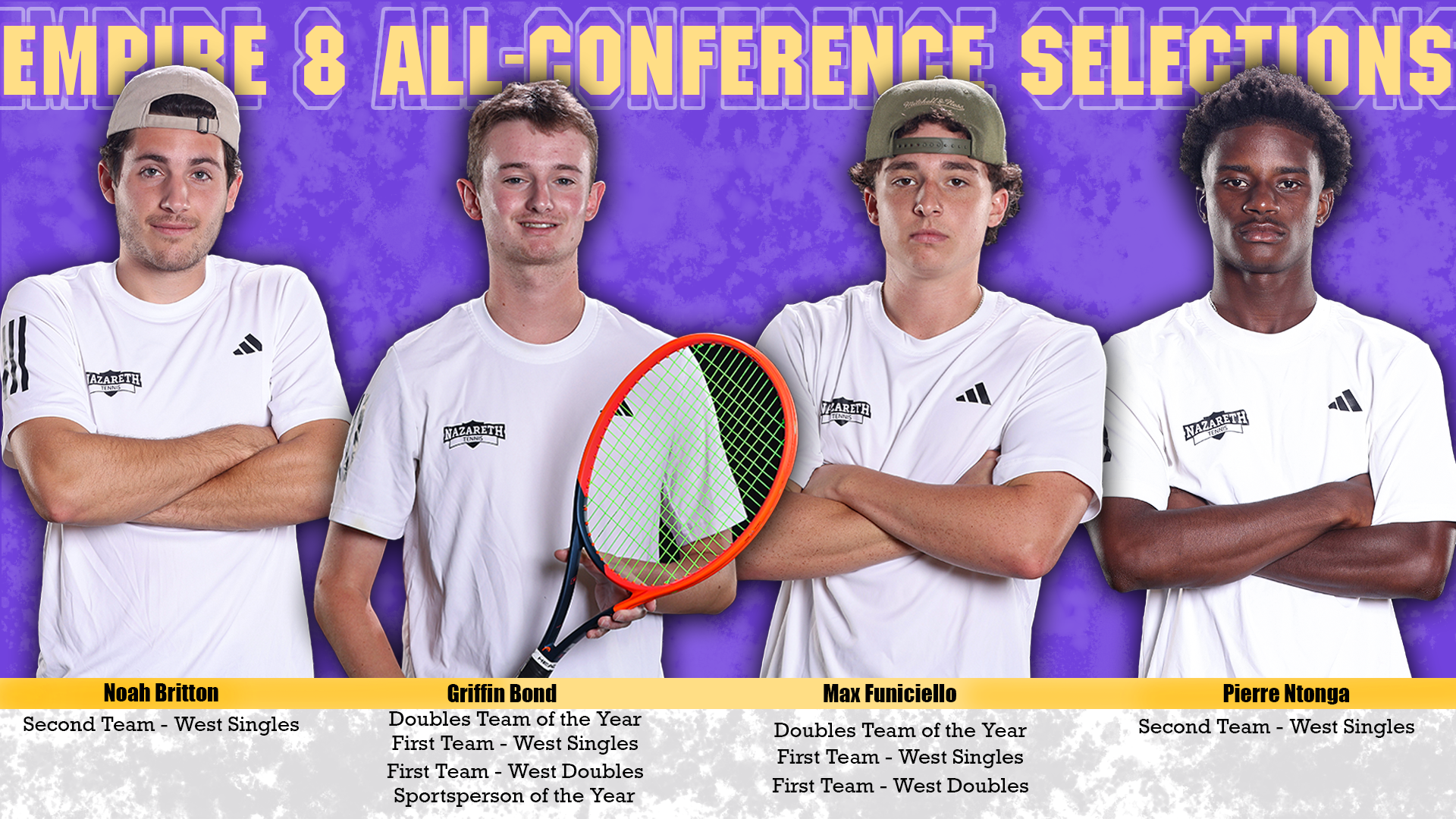2025 Men's tennis all-conference 
