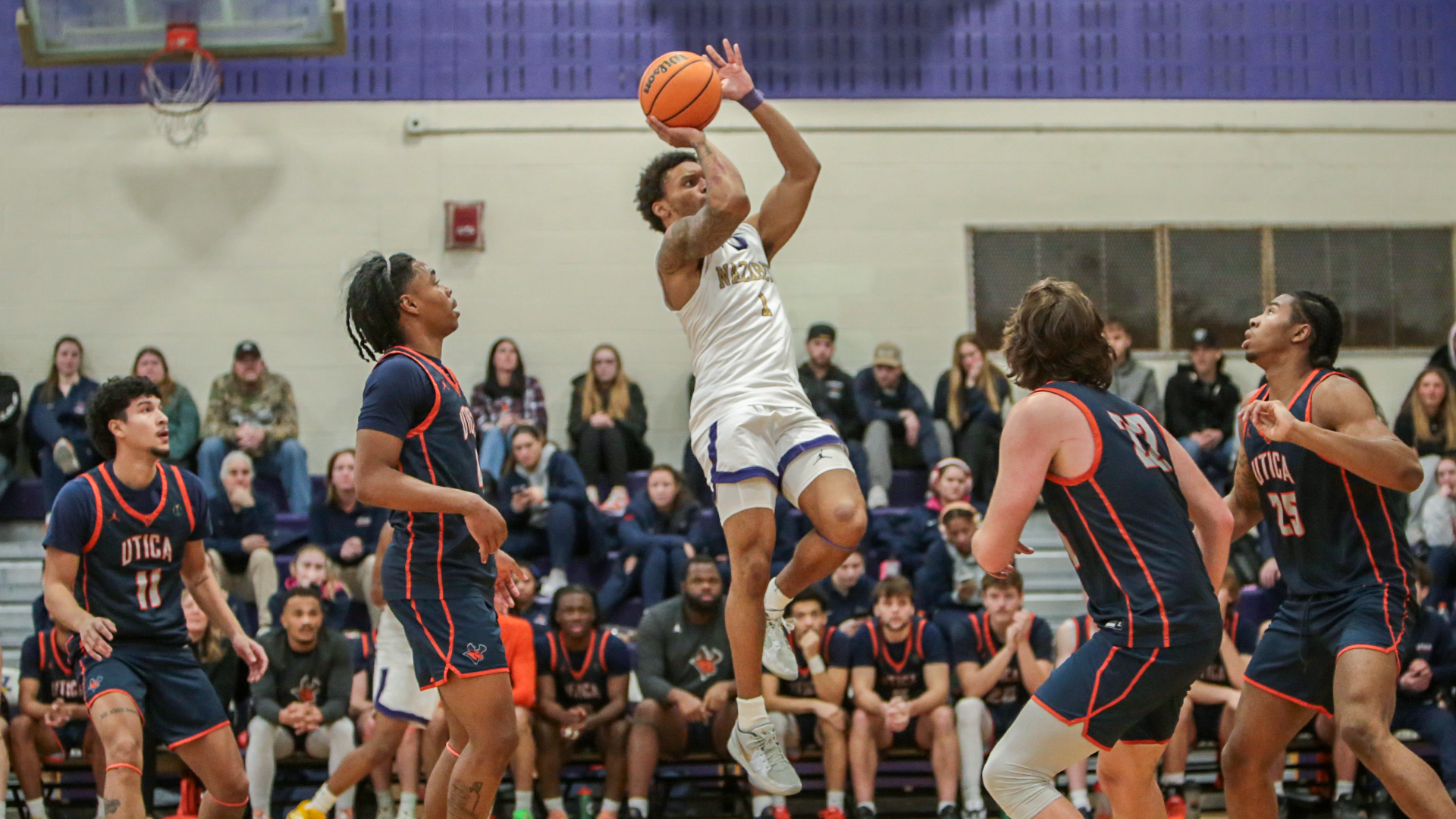 Solomon McFarlane jumper vs Utica