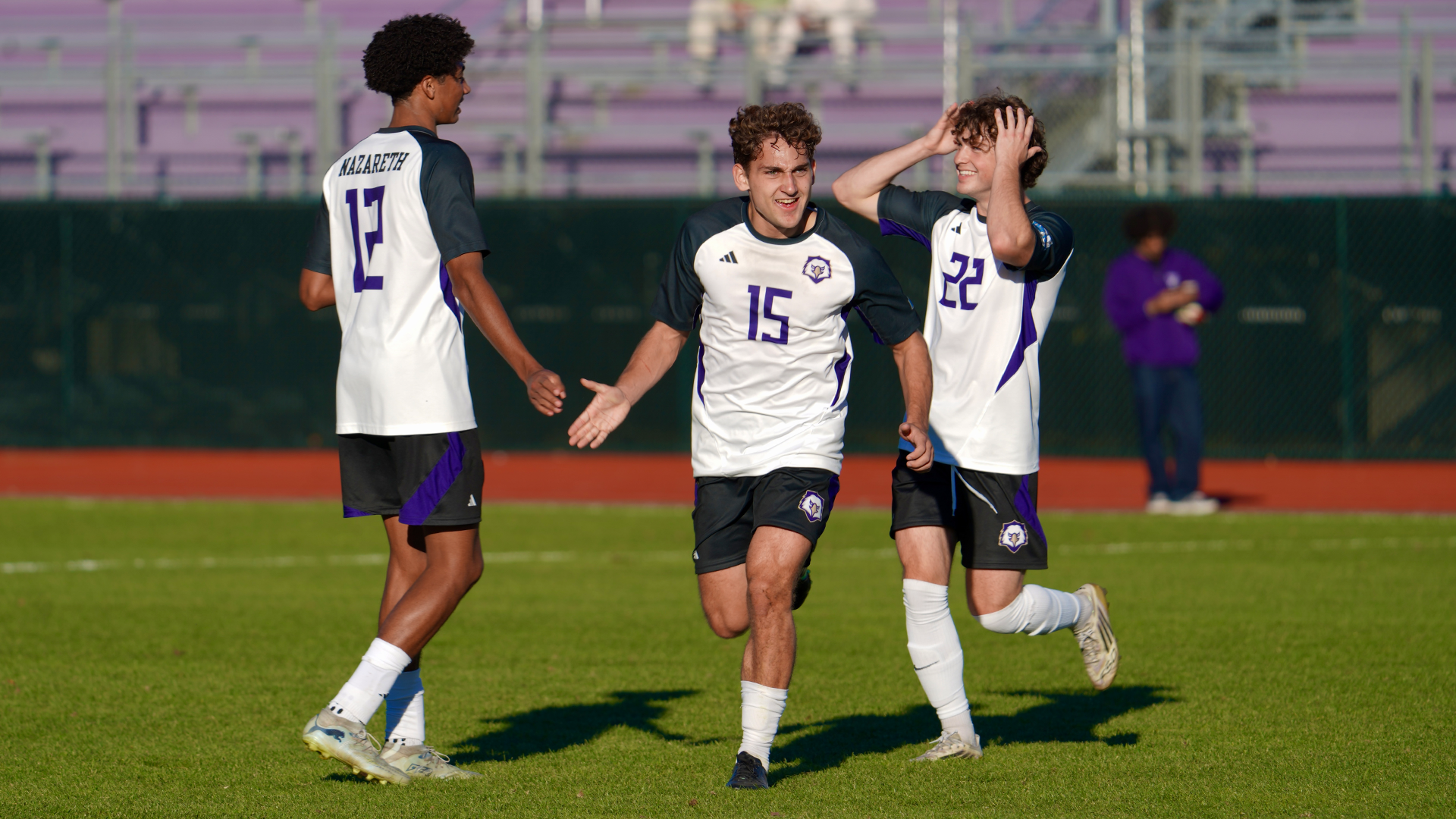 Braden Callahan goal celebration vs Keuka
