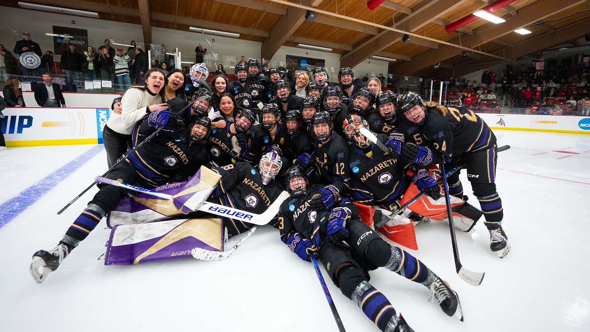 Naz Team after NCAA Semifinal Win