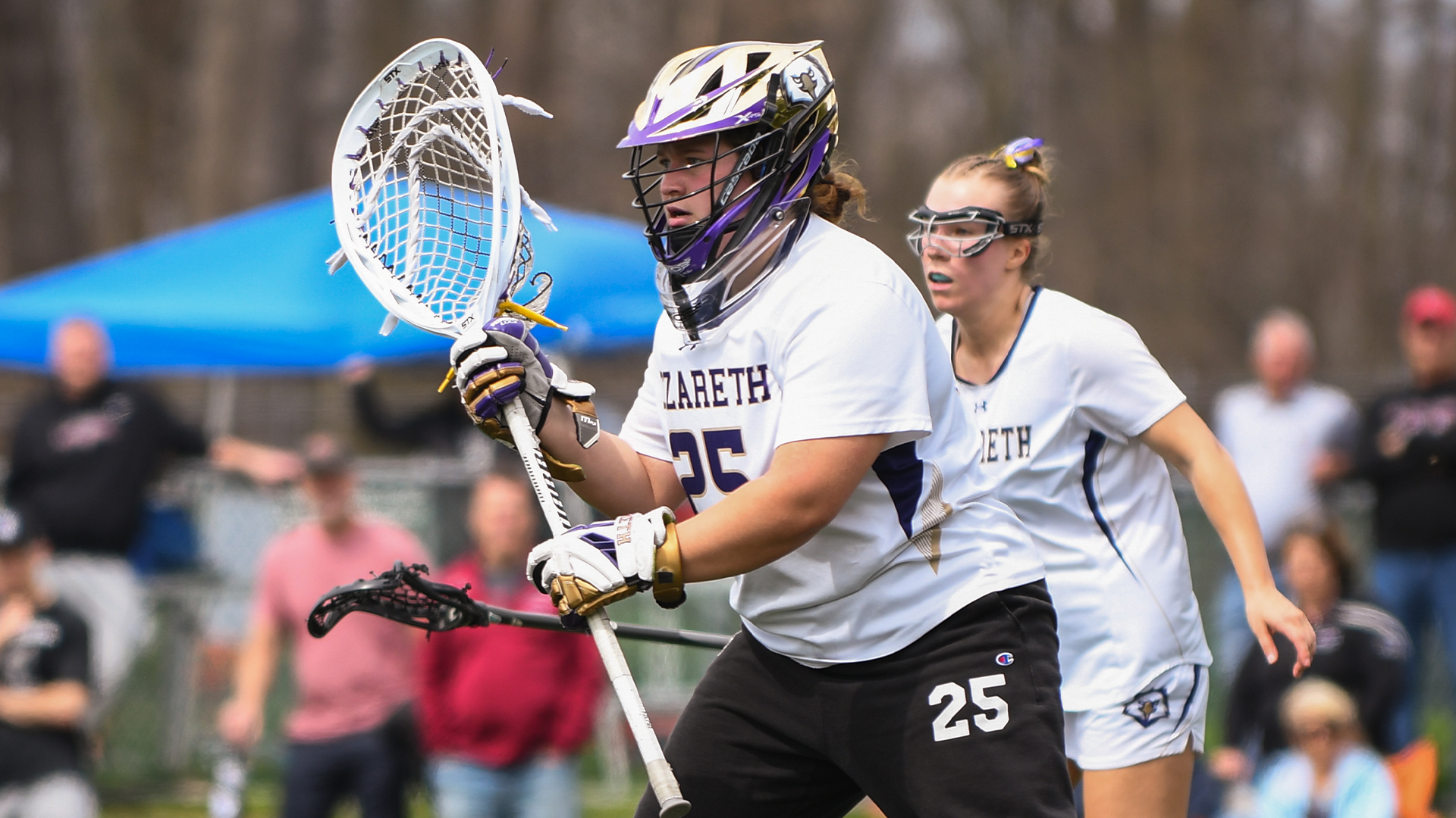 Allie Klestinec in goal 