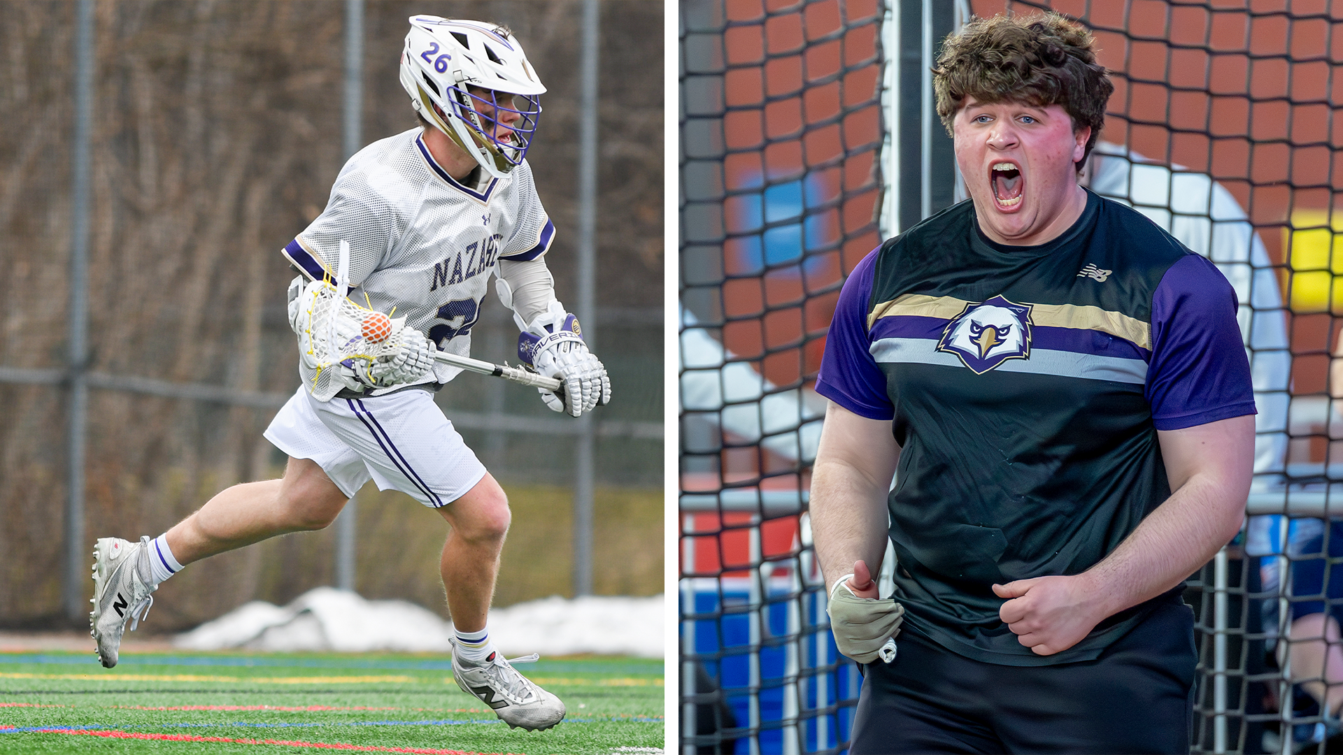 Farrington, Heichberger athletes of the week 