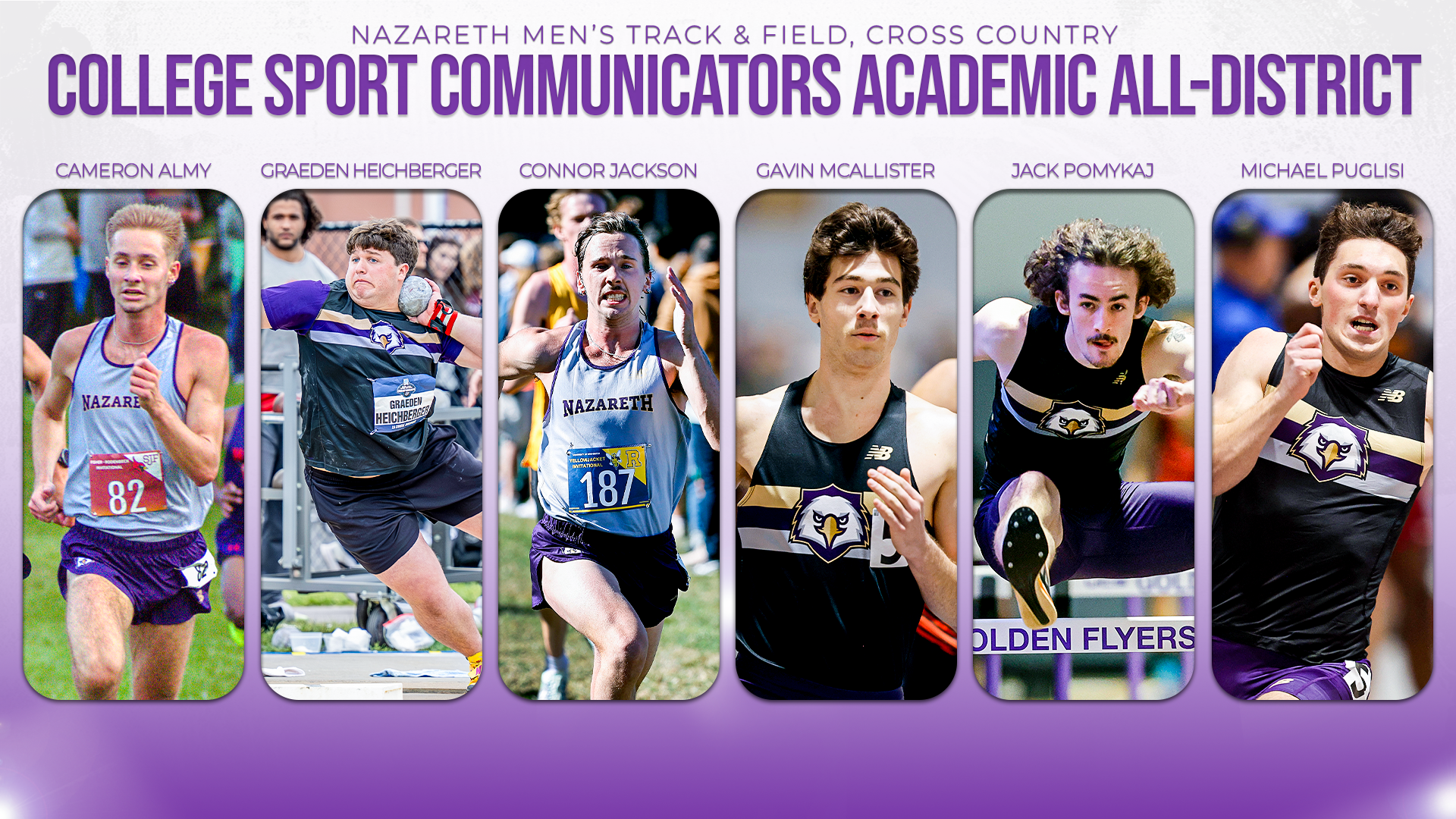 CSC Men's Track & Field Academic All-District honorees