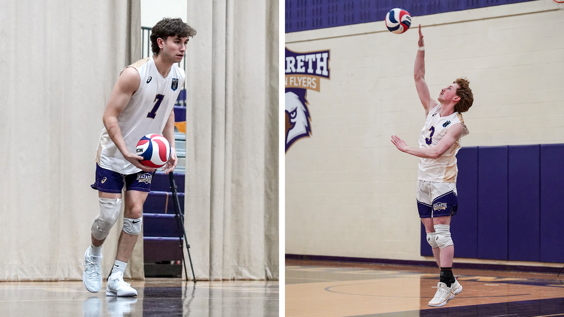 Joe Seliger and Brendan O'Brien serving 