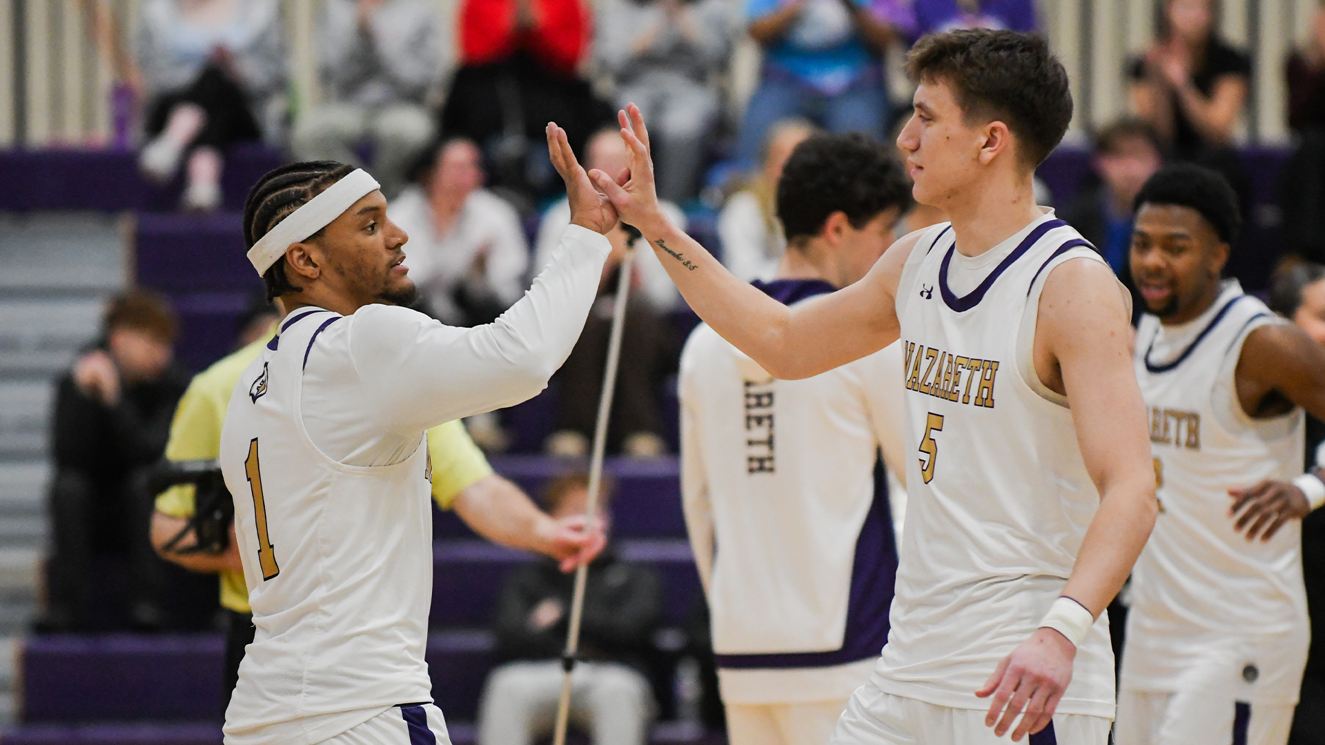Tyler Putney and Solomon McFarlane handshake 