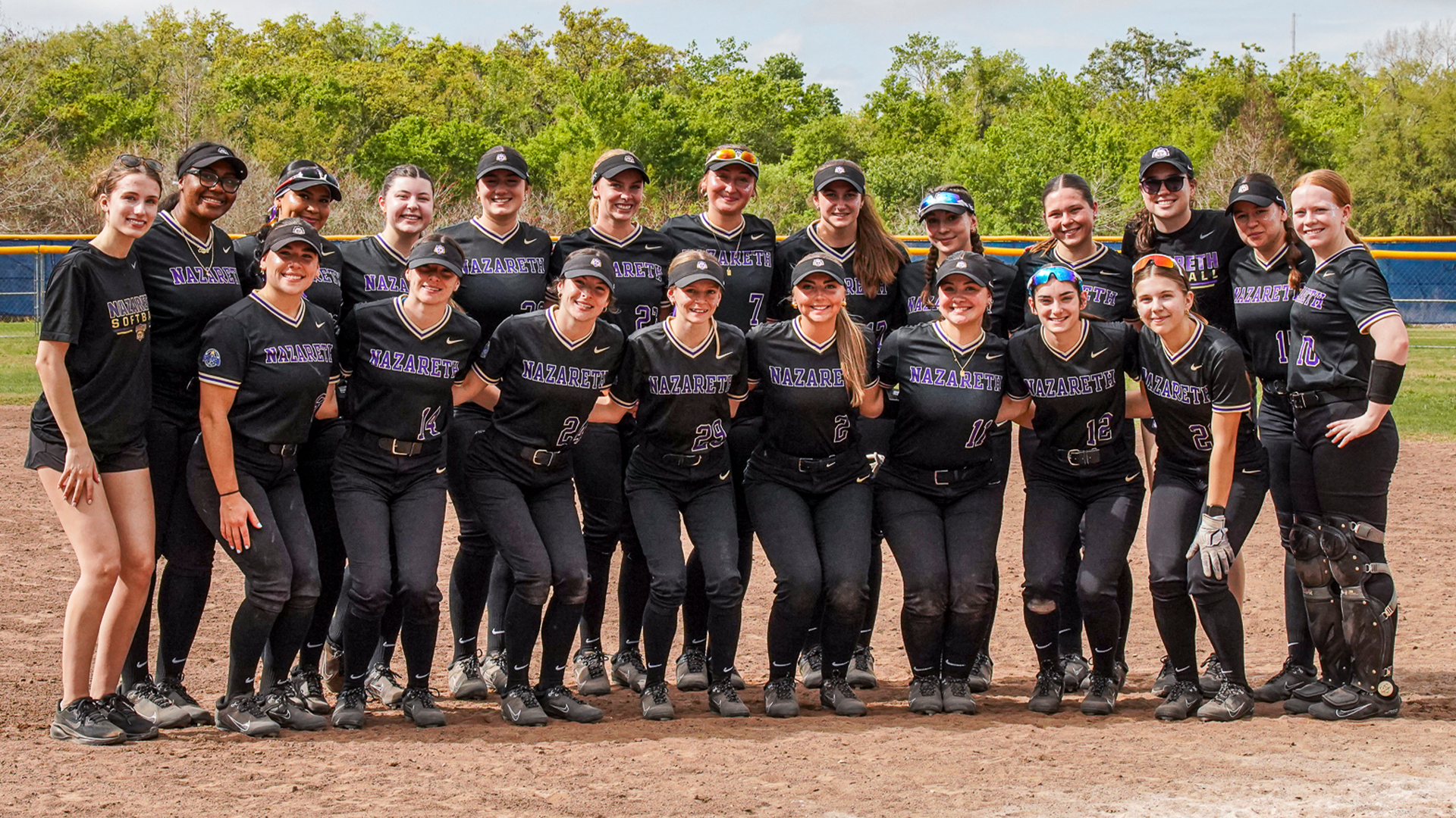 Softball Team Photo at Spring Games 