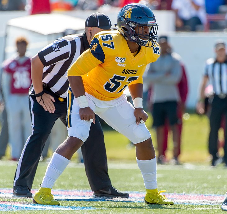 Jacob Roberts 2022 Football North Carolina A&T