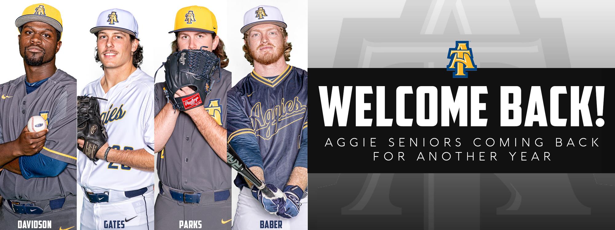 Aggies Baseball Back Nine Seniors North Carolina A&T