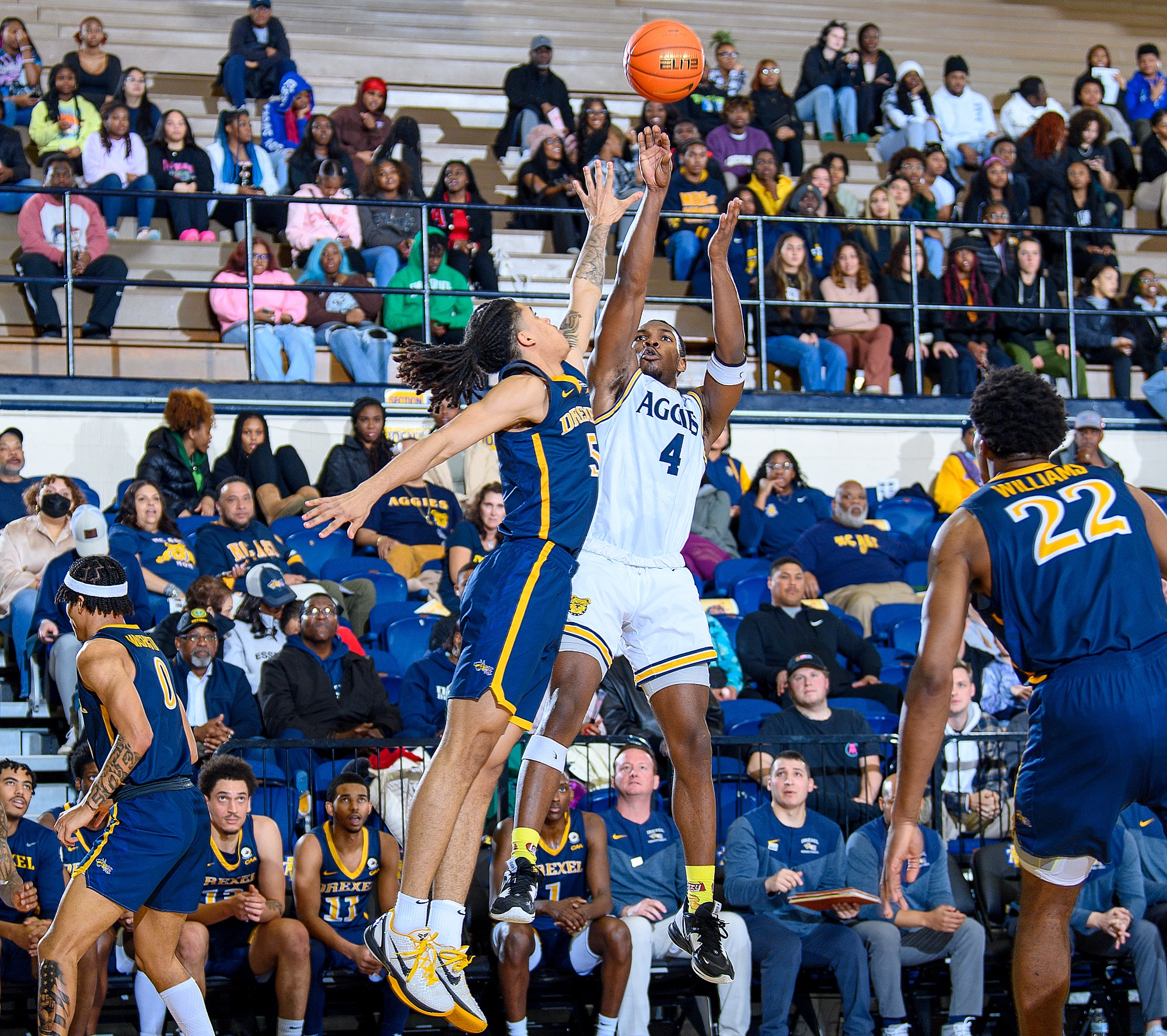 Scorching SecondHalf Shooting Leads A&T Past Drexel North Carolina A&T