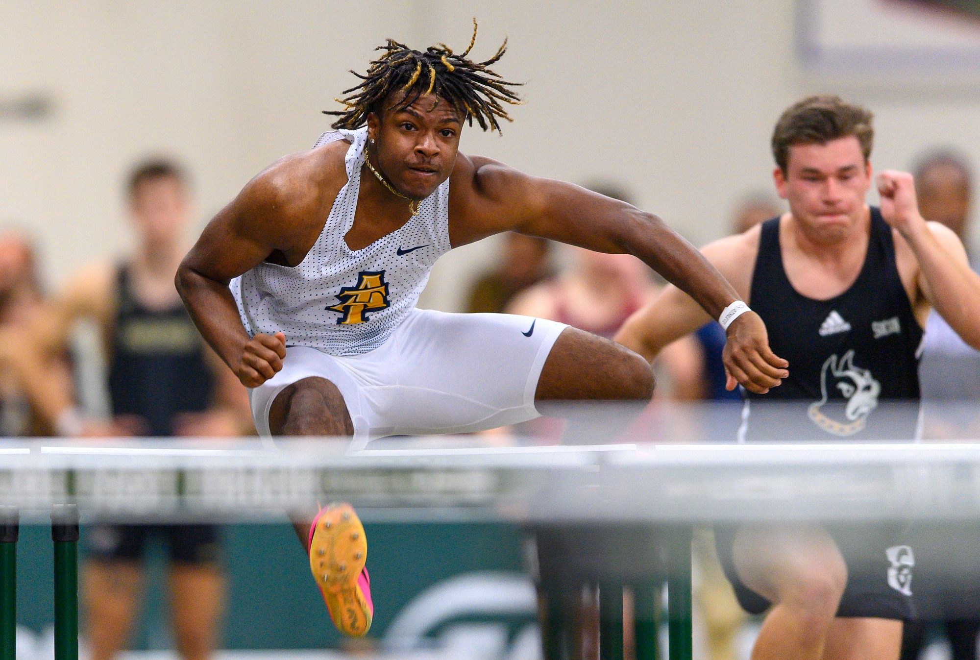 Isaiah Taylor - 2023-24 A&T Indoor Track (W-S College Kick-Off) \ www.ncataggies.com - Photo by: Kevin L. Dorsey