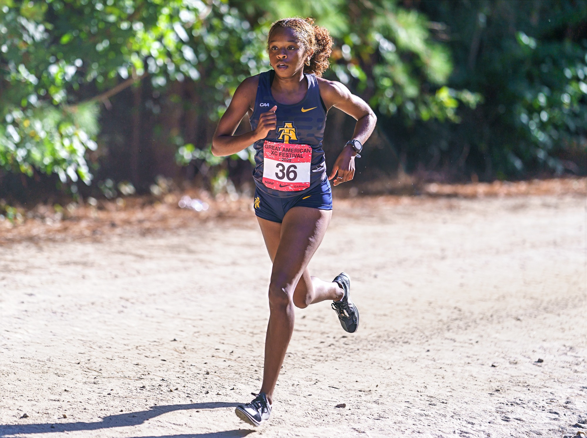 Deavion Deleon - 2025 A&T Cross Country at Cedric Walker HBCU Challenge \ www.ncataggies.com - Photo by: Kevin L. Dorsey